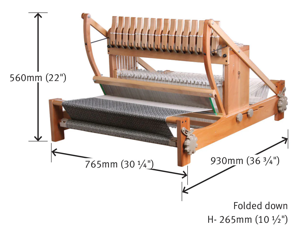 Ashford 24" Folding Table Loom 16 Shaft (12 dpi) - Image 3