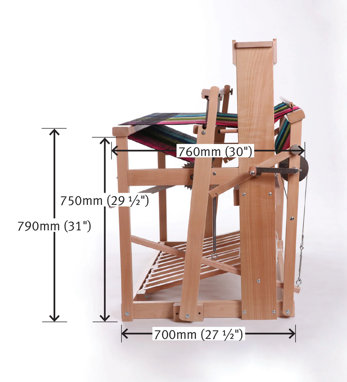 Ashford Jack Loom Eight Shaft 97cm/38" Floor Loom - Image 6