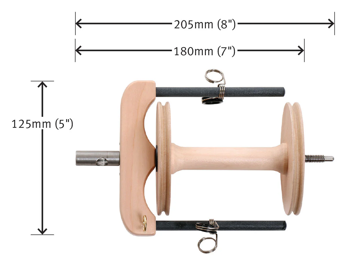 Ashford Sliding Hook Flyer Joy with Sliding Hook Flyer Bobbin Lacquered - Image 3