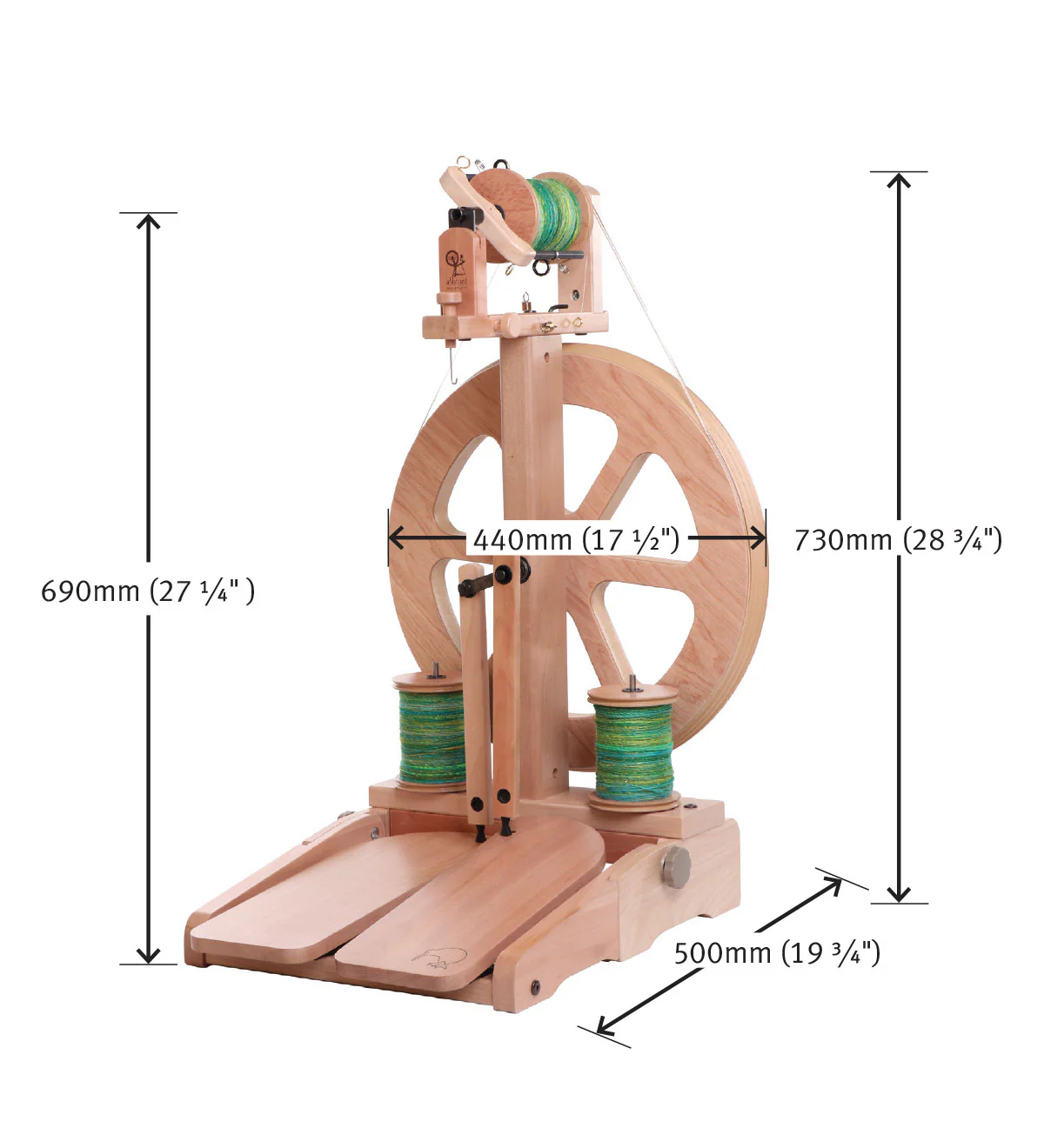 Ashford Kiwi 3 Spinning Wheel - Image 2