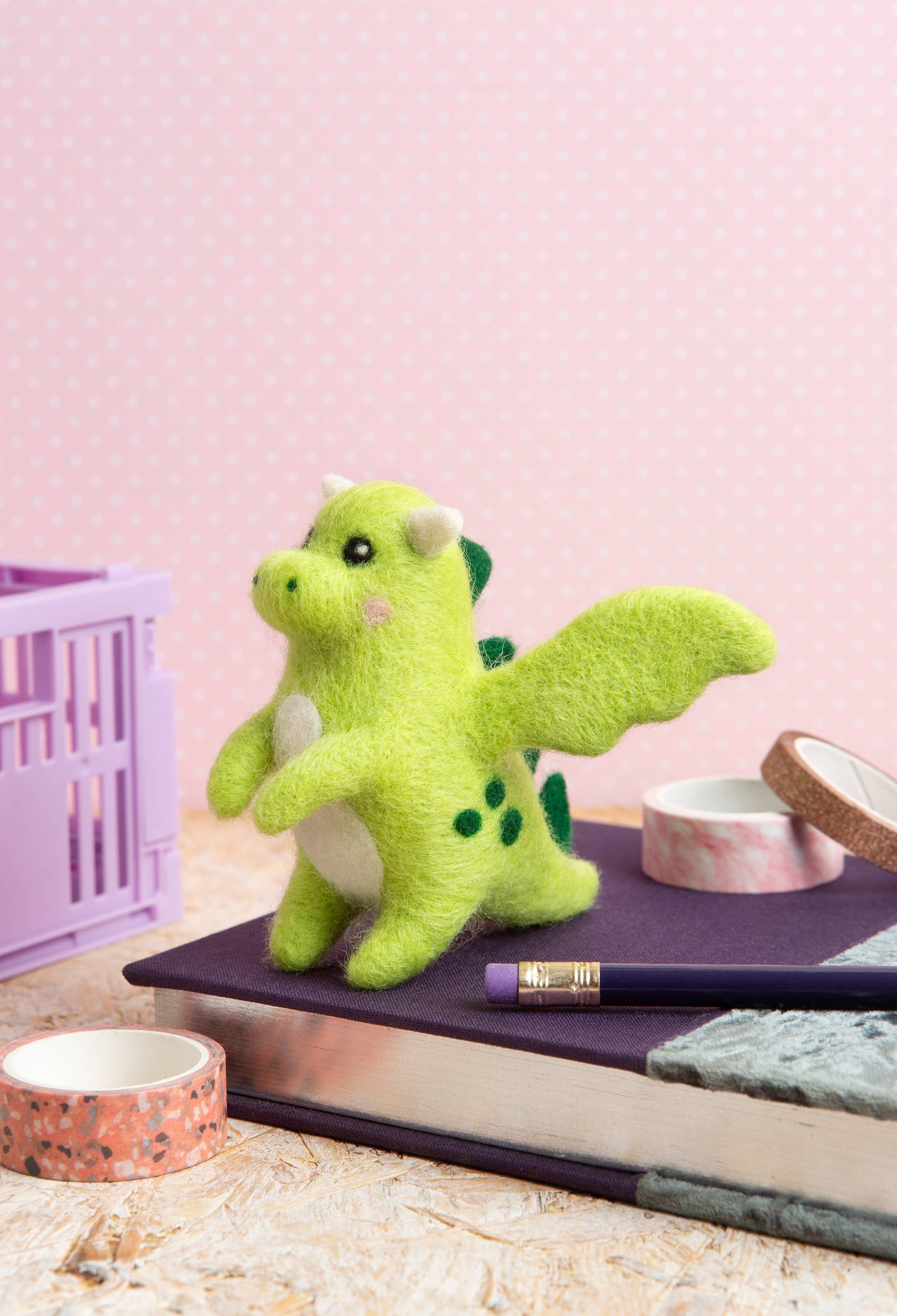 Baby Dragon Mini Needle Felting Kit - Image 5