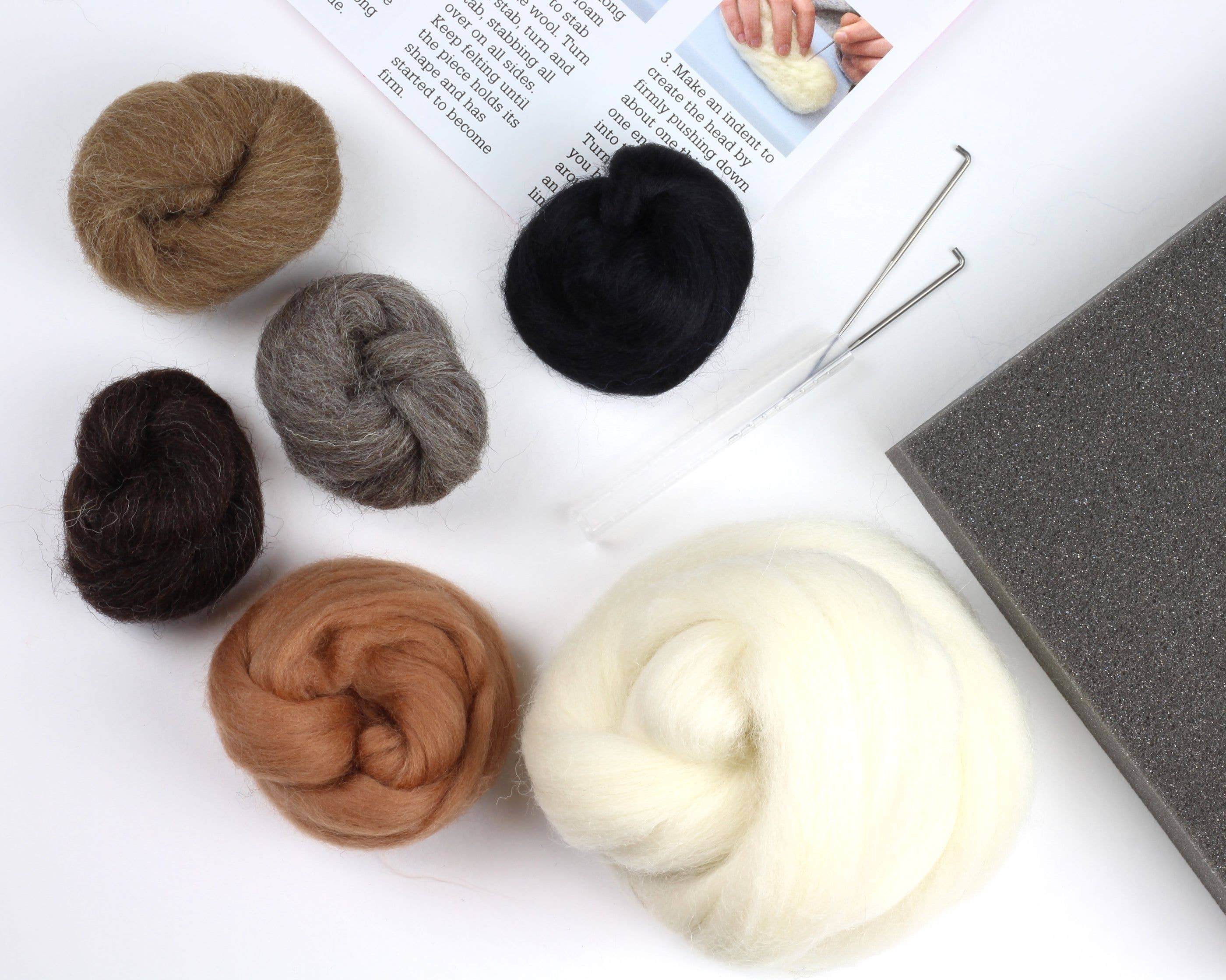 Barn Owl Needle Felting Kit - Image 5