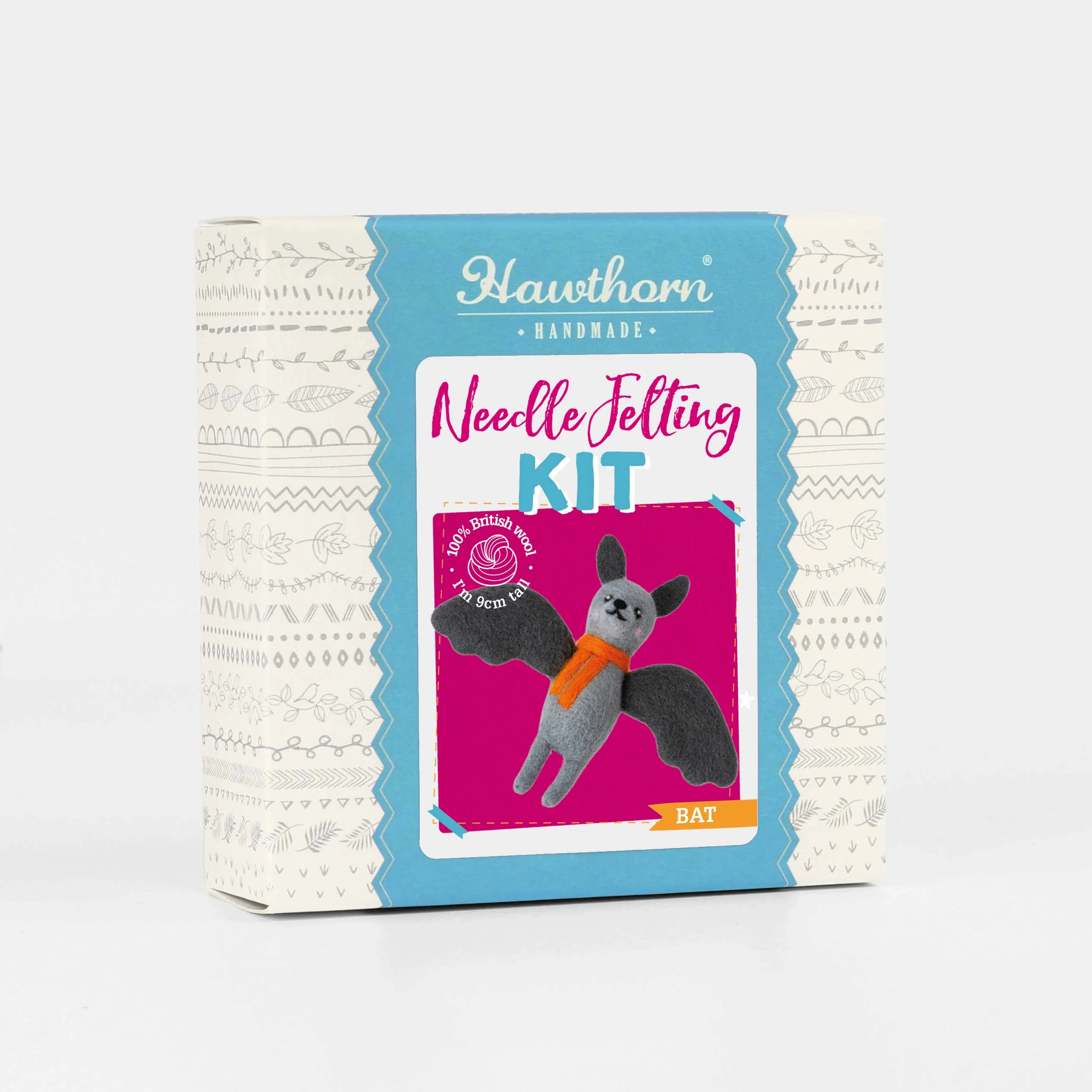 Bat Mini Needle Felting Kit - Image 3