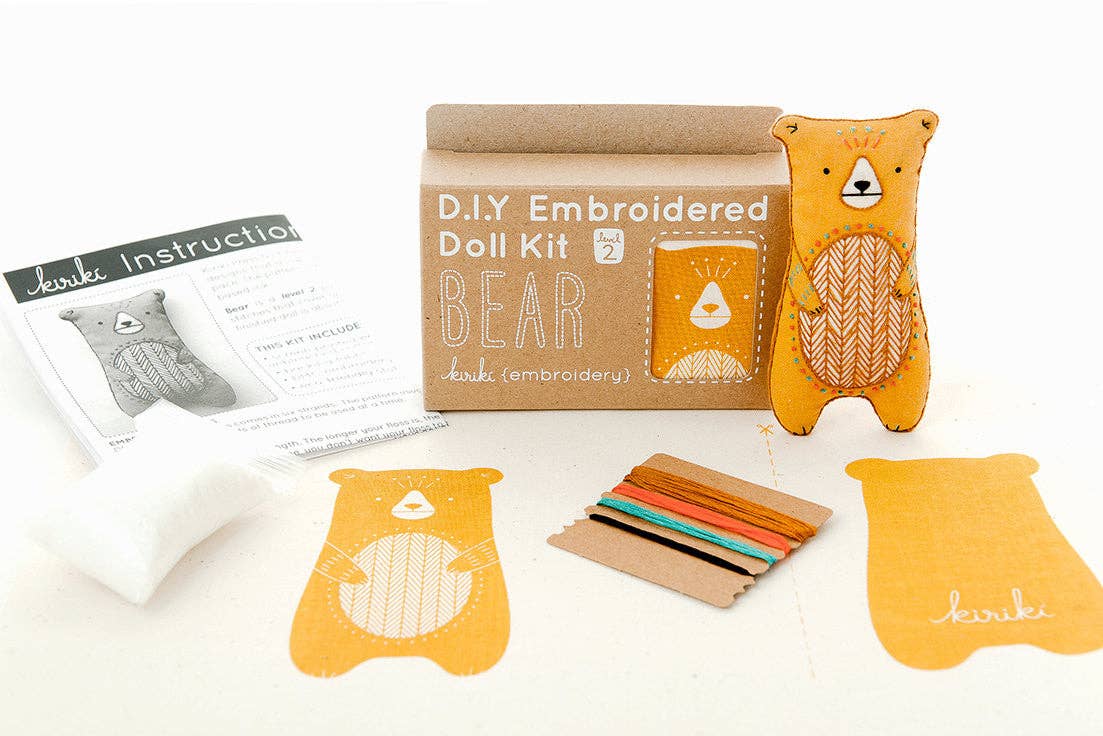 Bear - Embroidery Kit - Image 3