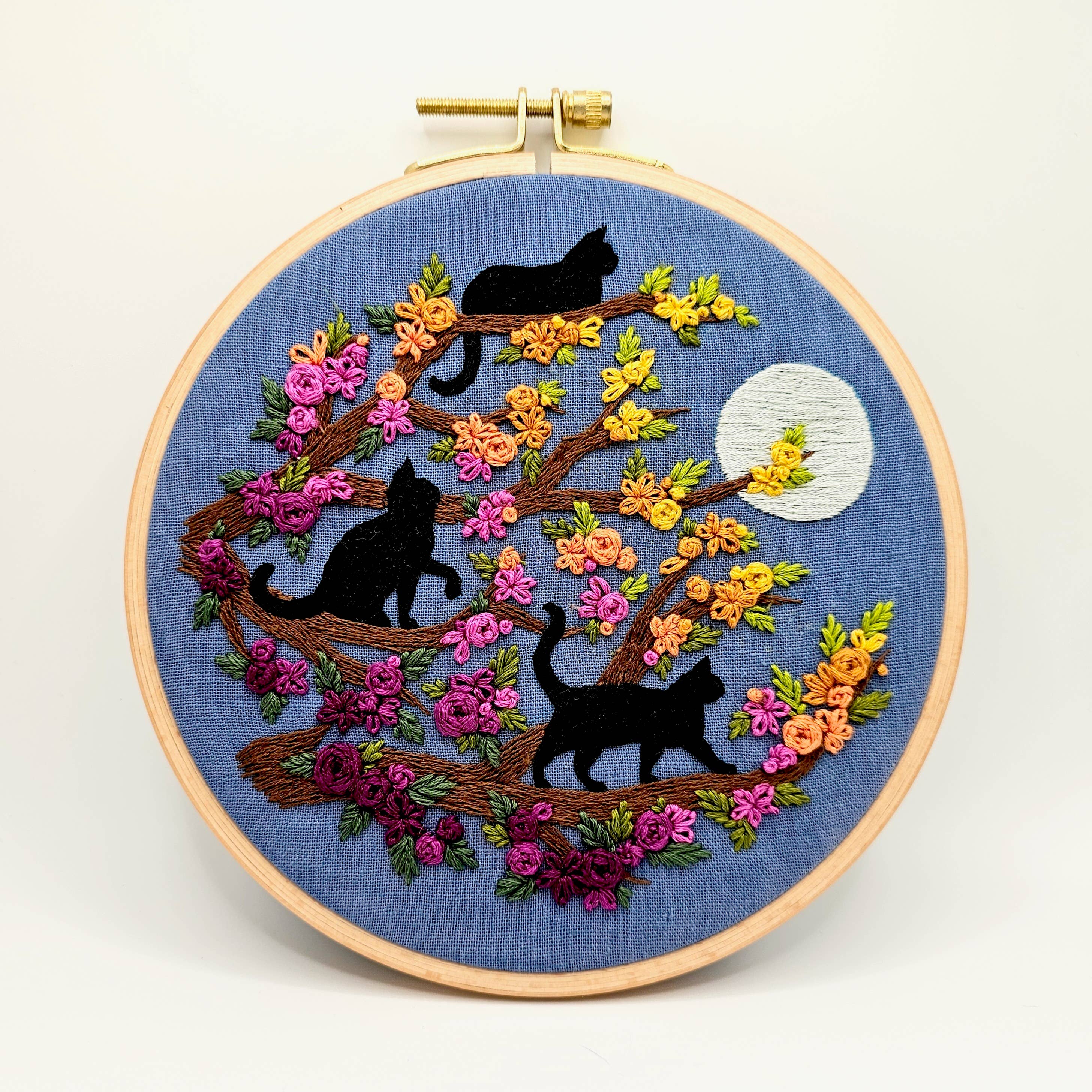 Jessica Long Catwalk Embroidery Kit: Black Cats - Image 2