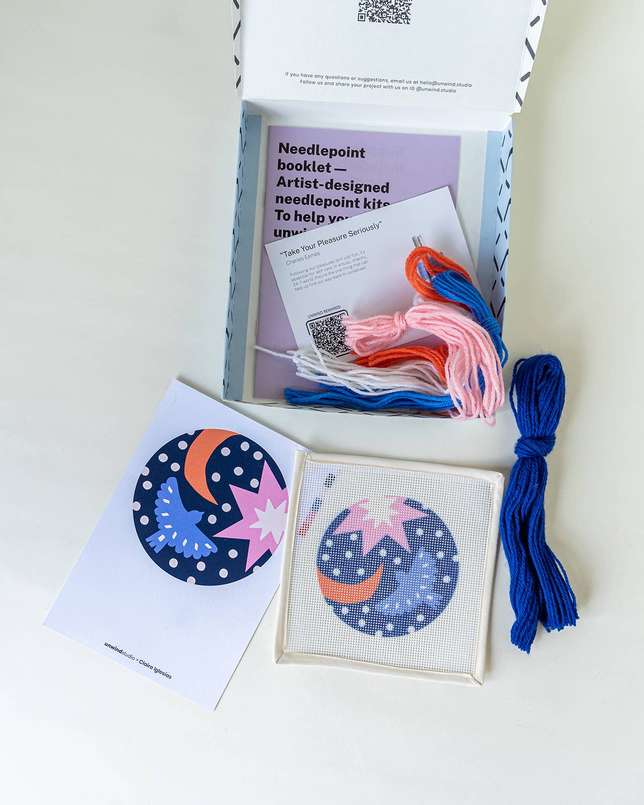 Christmas Night Needlepoint Ornament Kit - Image 6