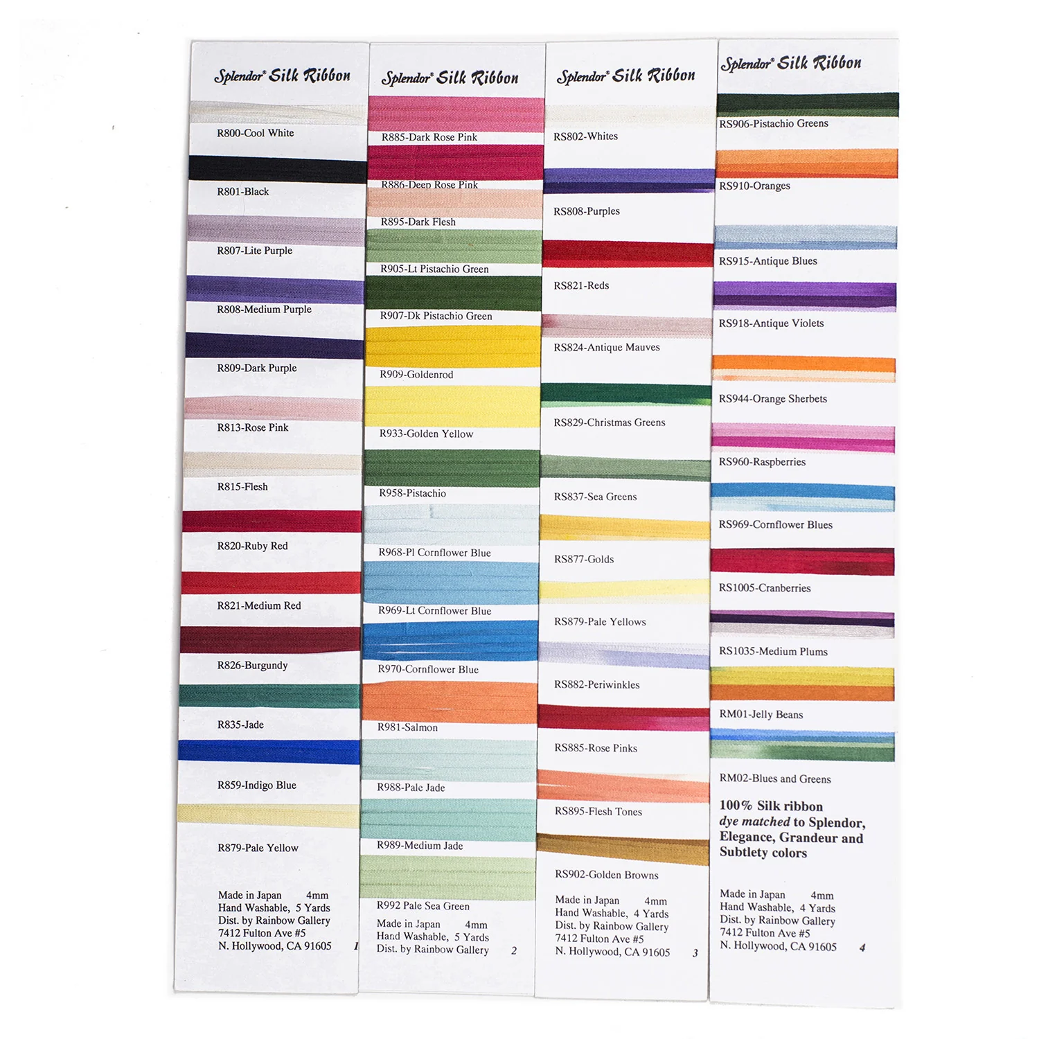 Splendor 2mm Silk Ribbon (Solid) - Image 3