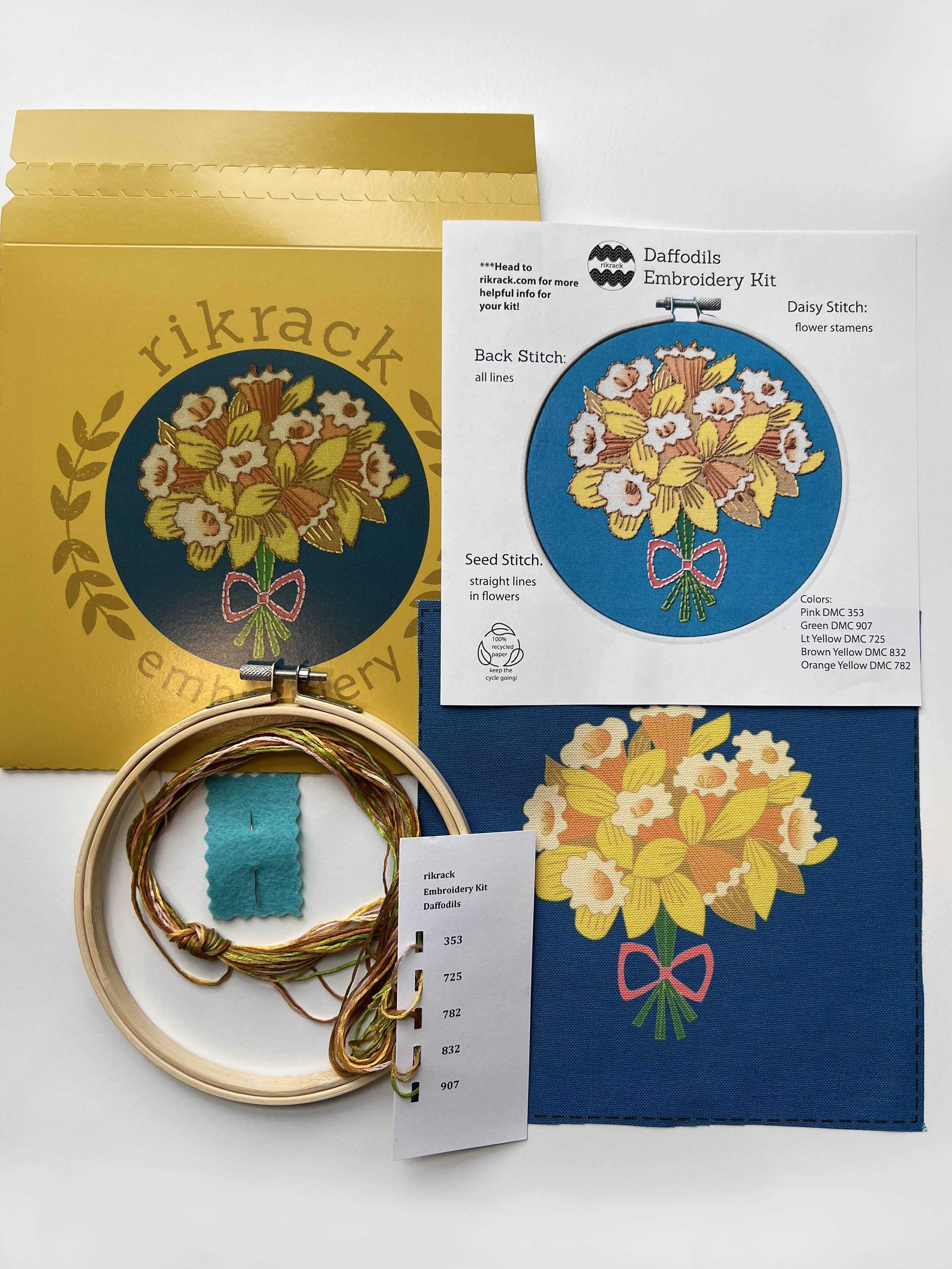 Daffodil Embroidery Kit - Image 4