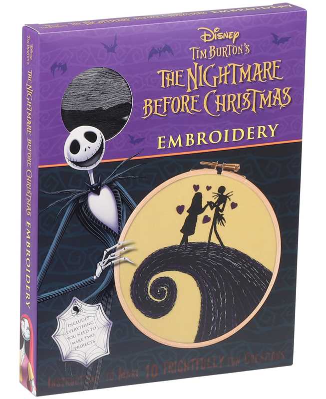 Disney Tim Burton's The Nightmare Before Christmas Embroidery by Deborah Wilding: Kit - Image 2