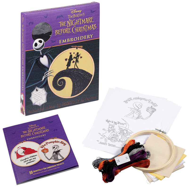 Disney Tim Burton's The Nightmare Before Christmas Embroidery by Deborah Wilding: Kit - Image 3