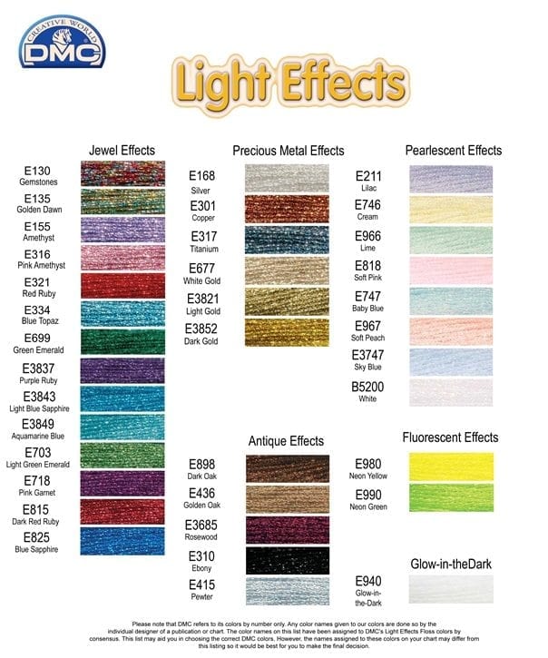 DMC Light Effects Embroidery Floss - Image 2