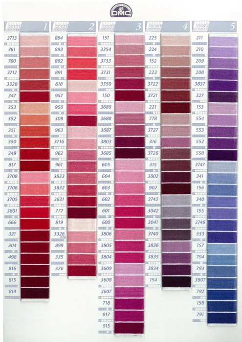 DMC Embroidery Floss (Color # 989 - 3809) - Image 3