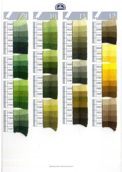 DMC Tapestry Wool (Color # 7339 - 7490) - Image 4