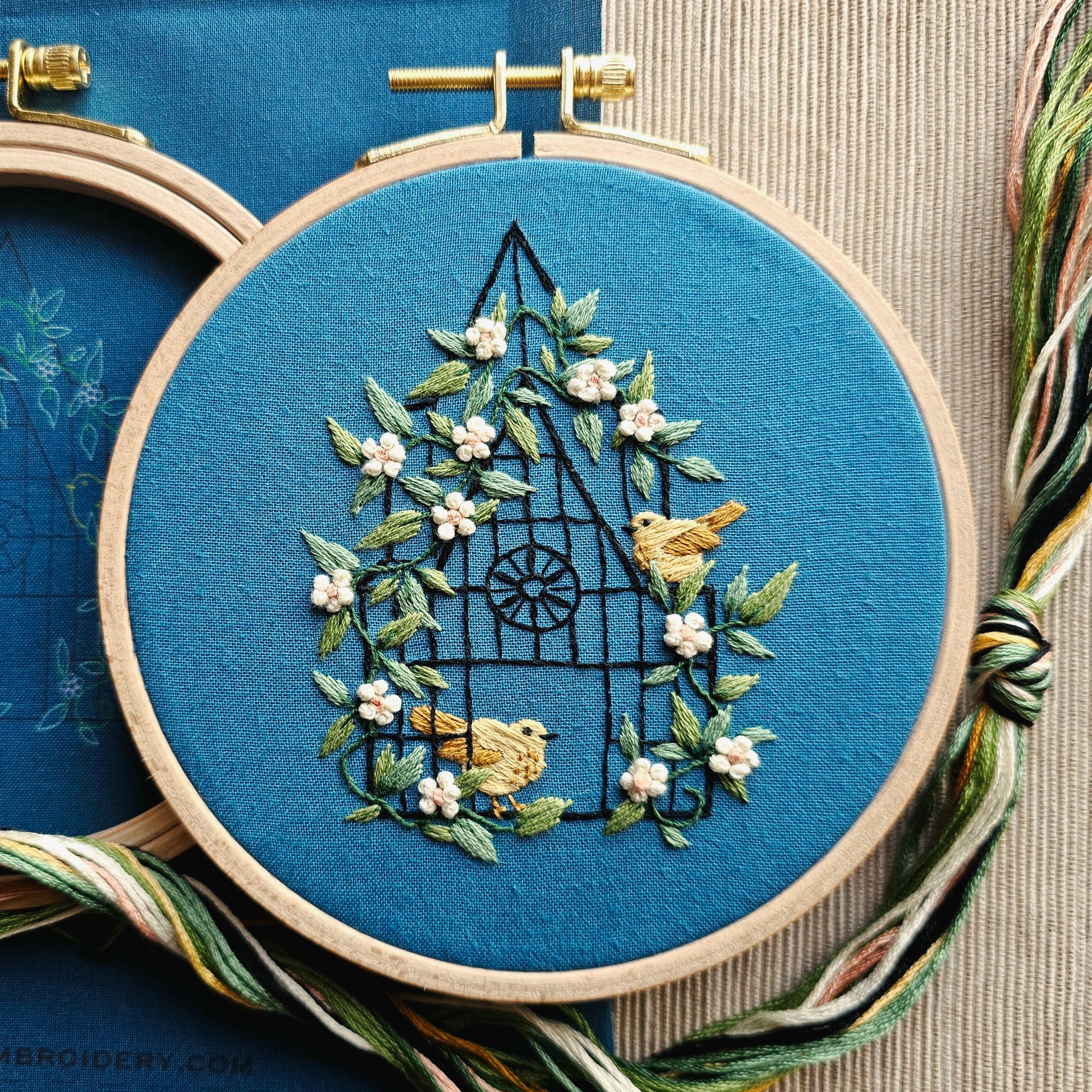 Jessica Long Fly free bird embroidery kit - Image 2