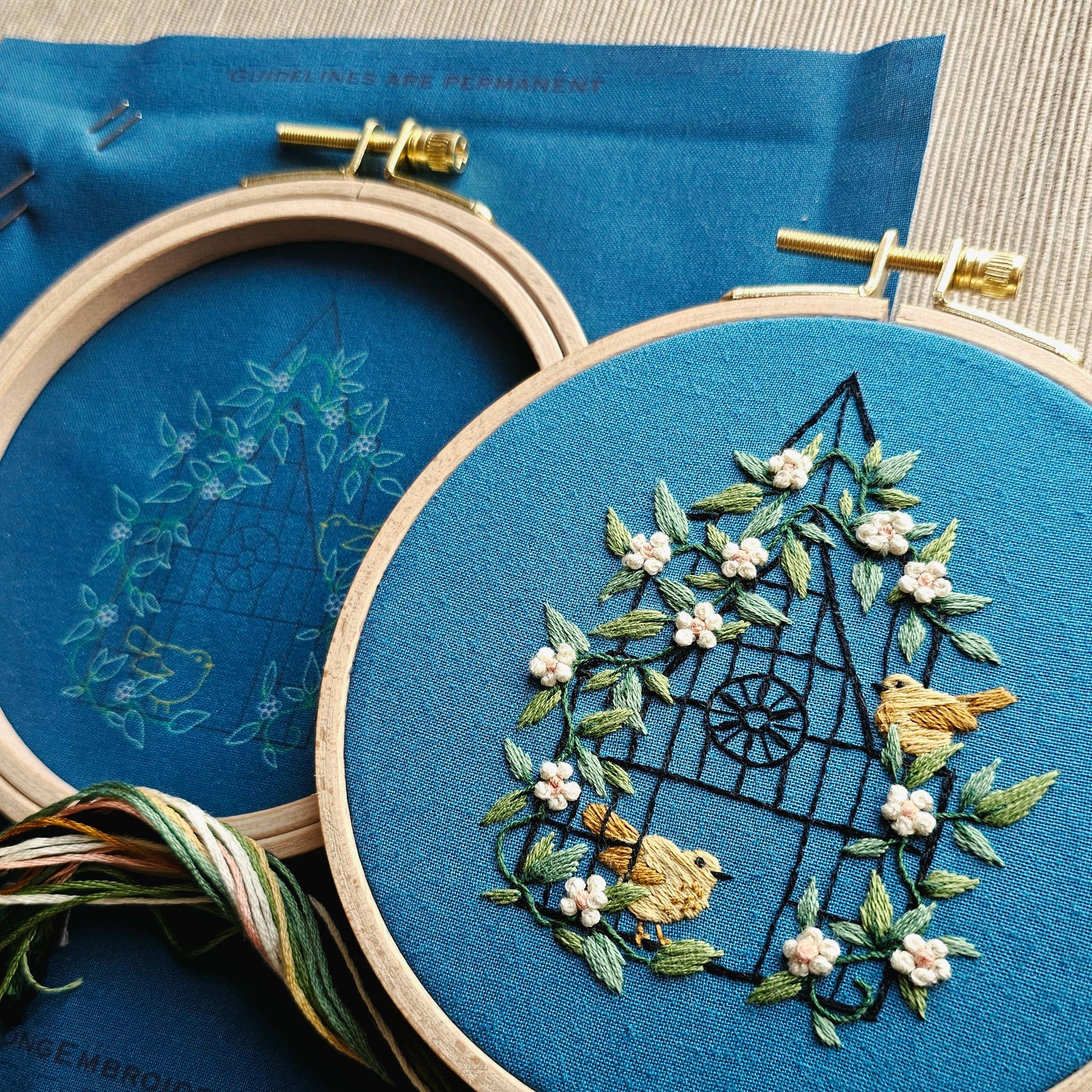 Jessica Long Fly free bird embroidery kit - Image 3