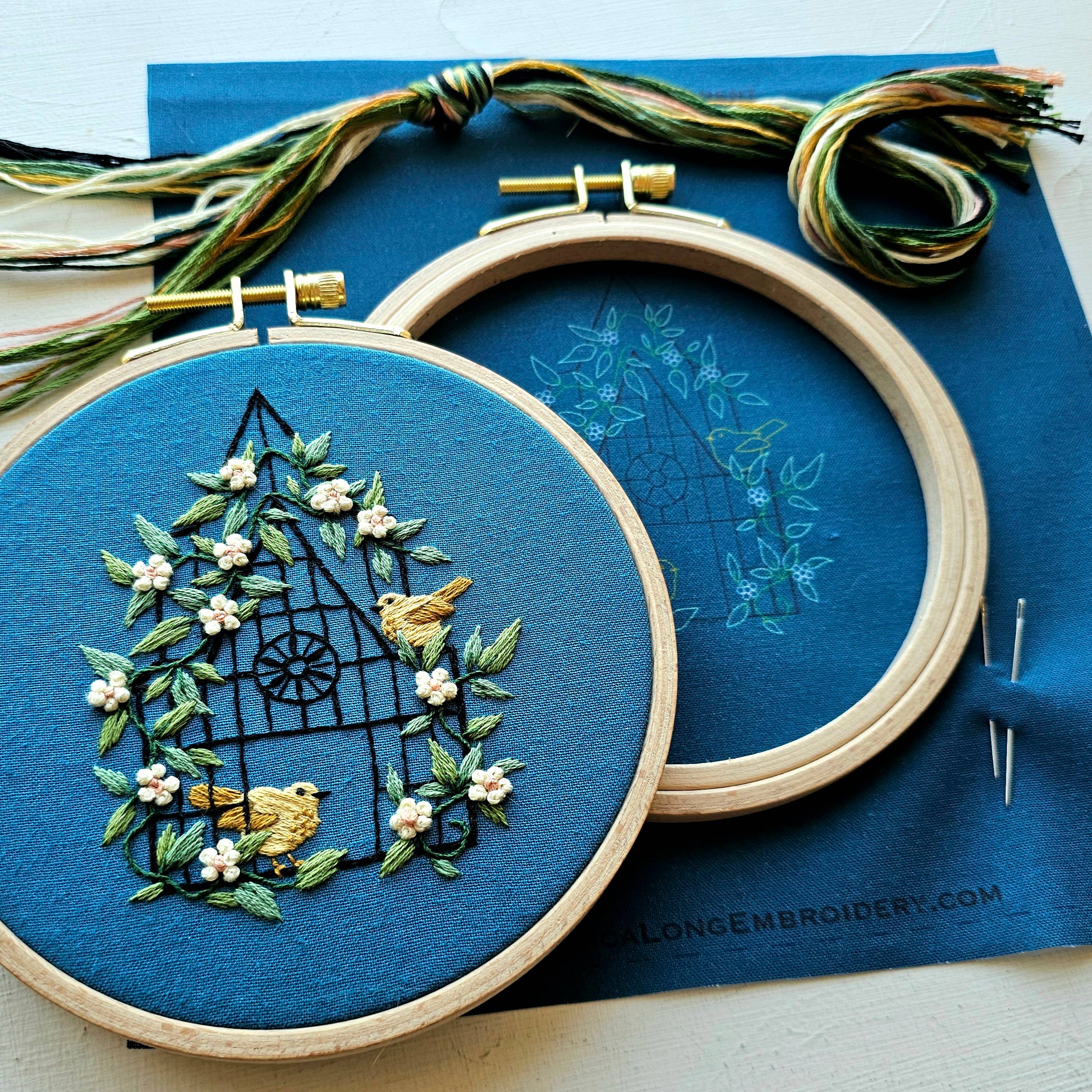 Jessica Long Fly free bird embroidery kit - Image 5