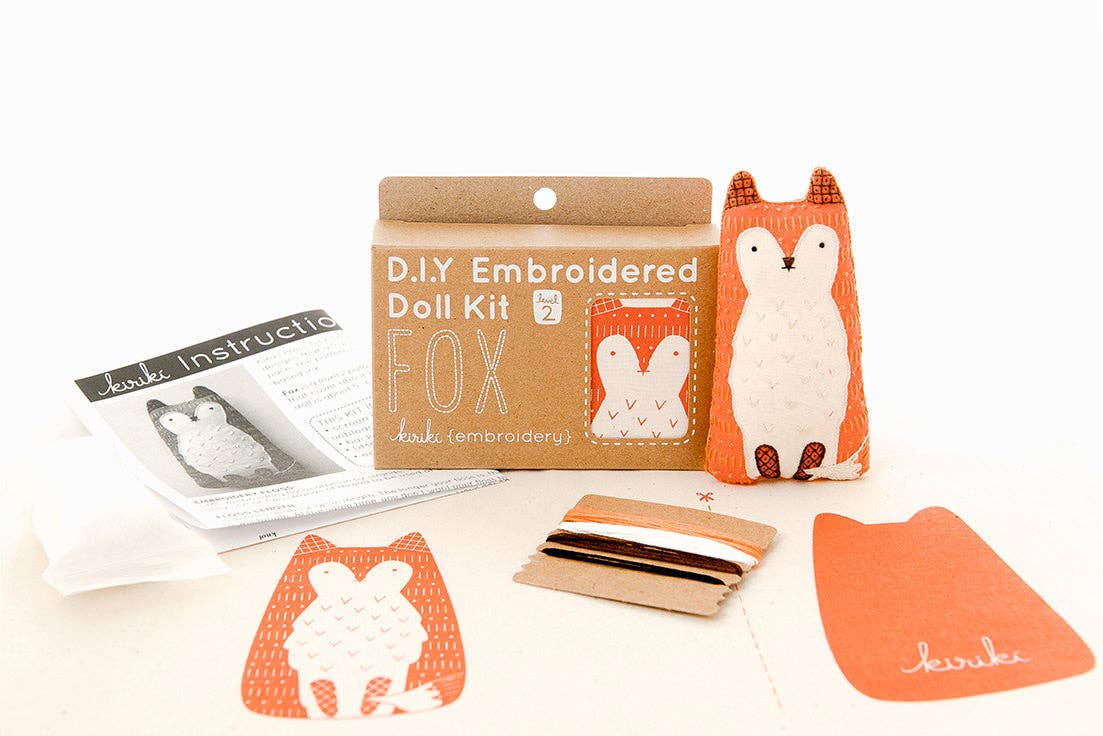 Fox - Embroidery Kit - Image 3