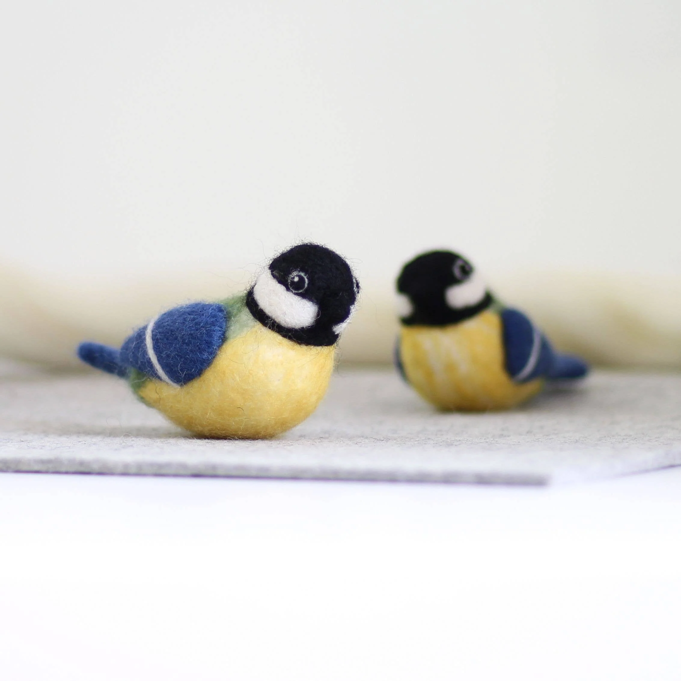 Great Tits Needle Felting Kit - Image 3