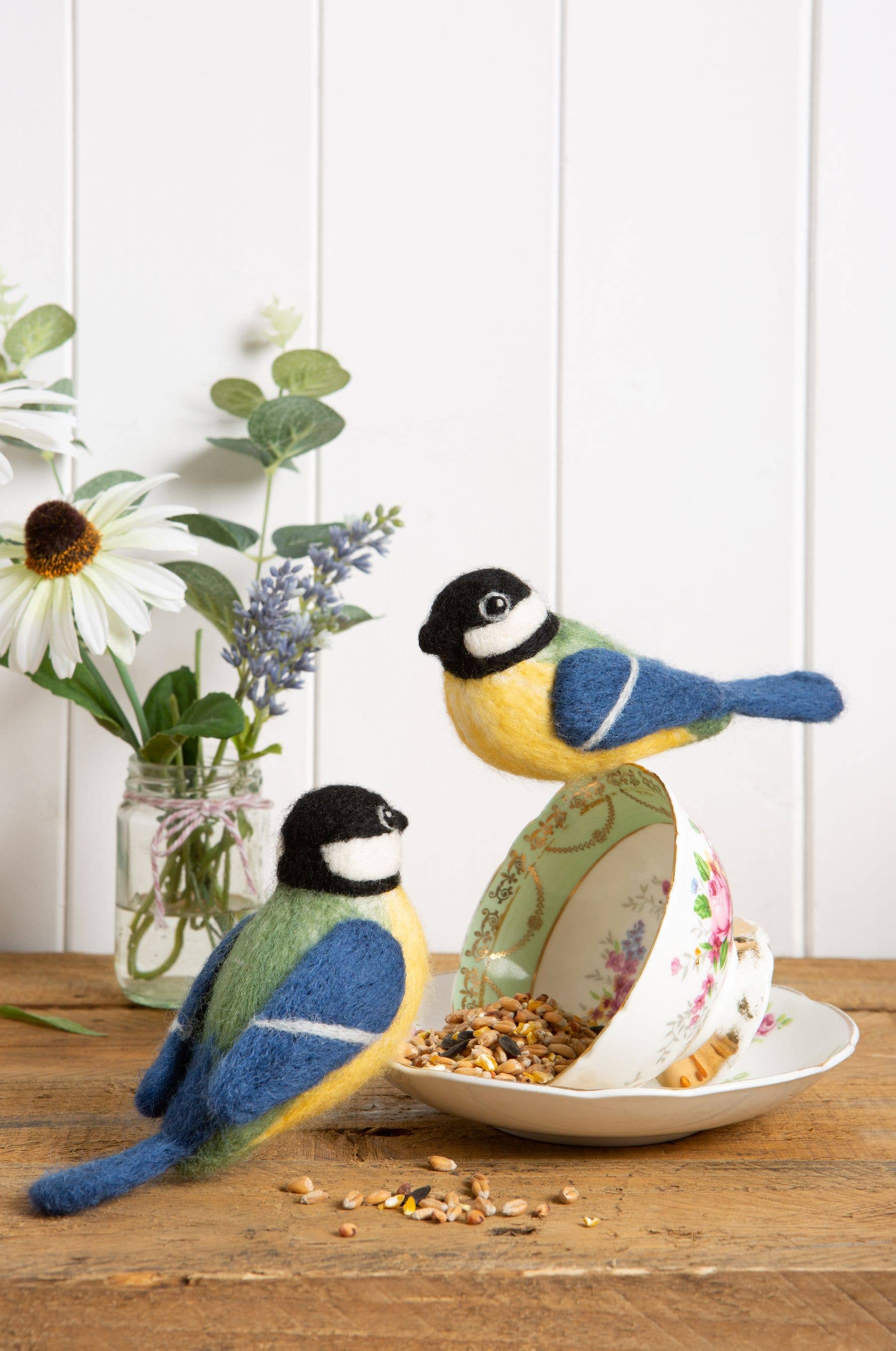 Great Tits Needle Felting Kit - Image 4