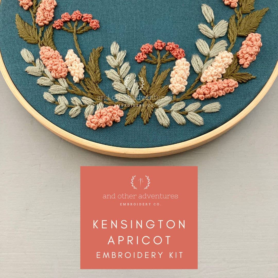 Kensington Apricot Embroidery Kit - Image 3