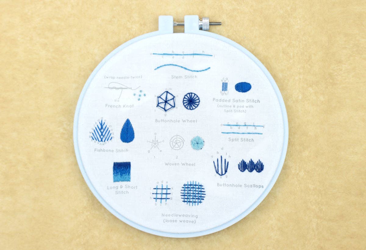 Intermediate - Embroidery Stitch Sampler - Image 3