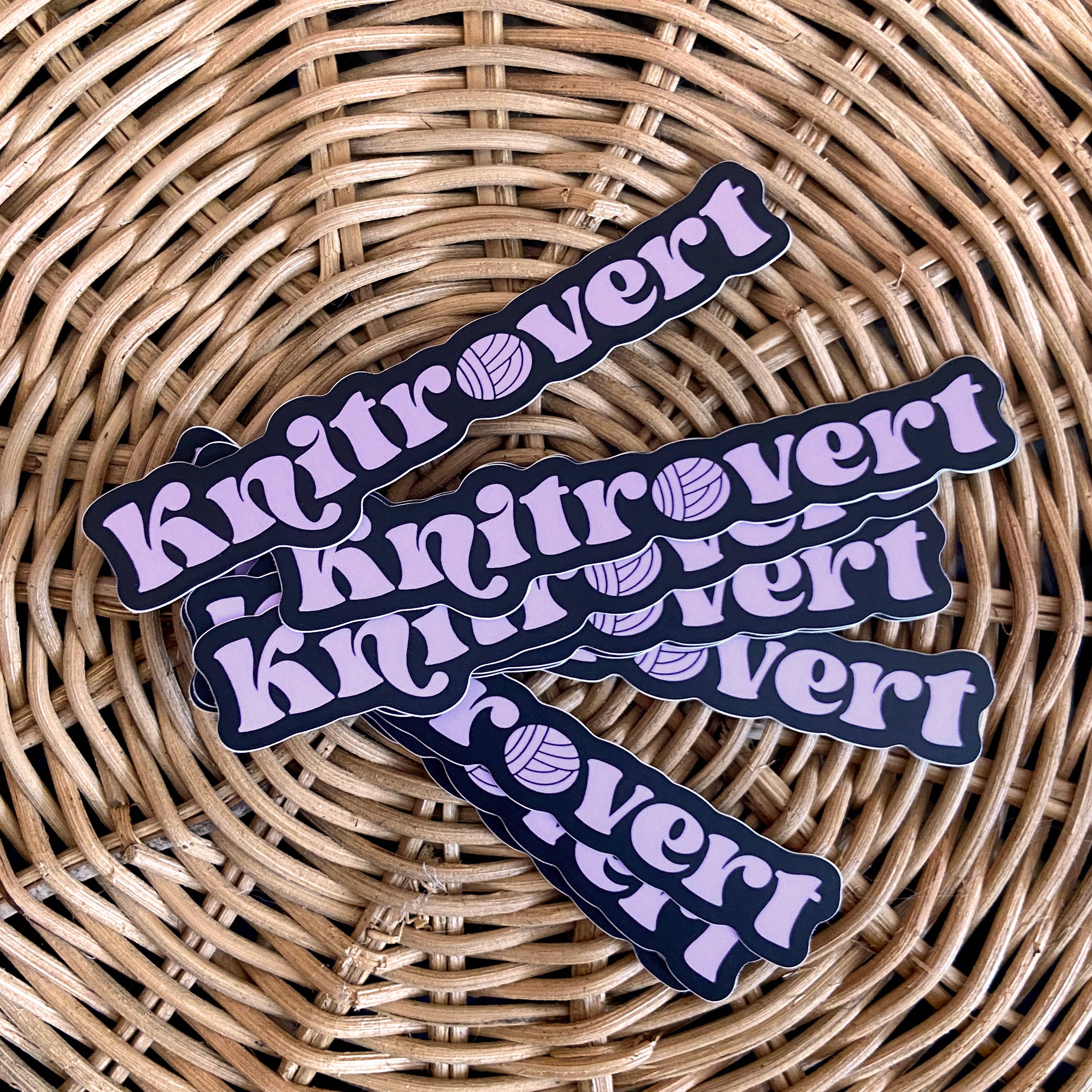 Knitrovert Vinyl Sticker - Image 2