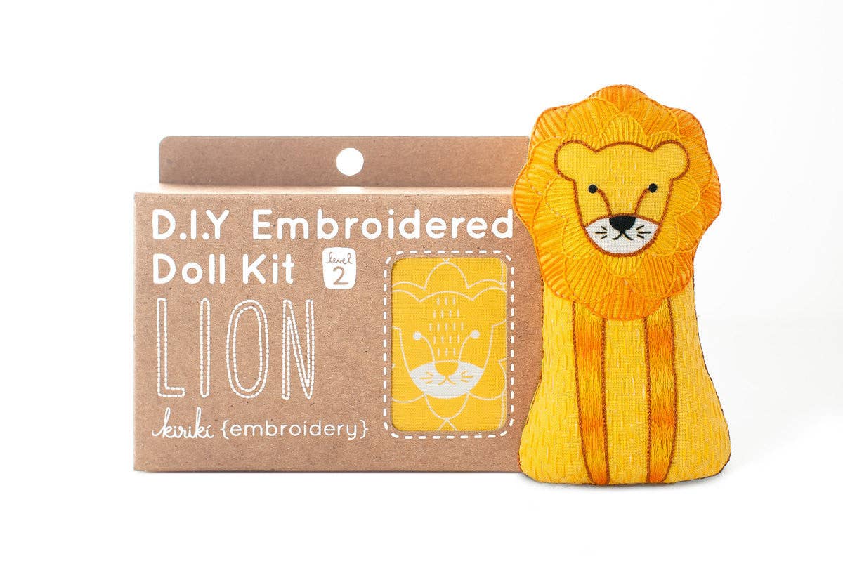 Lion - Embroidery Kit - Image 2