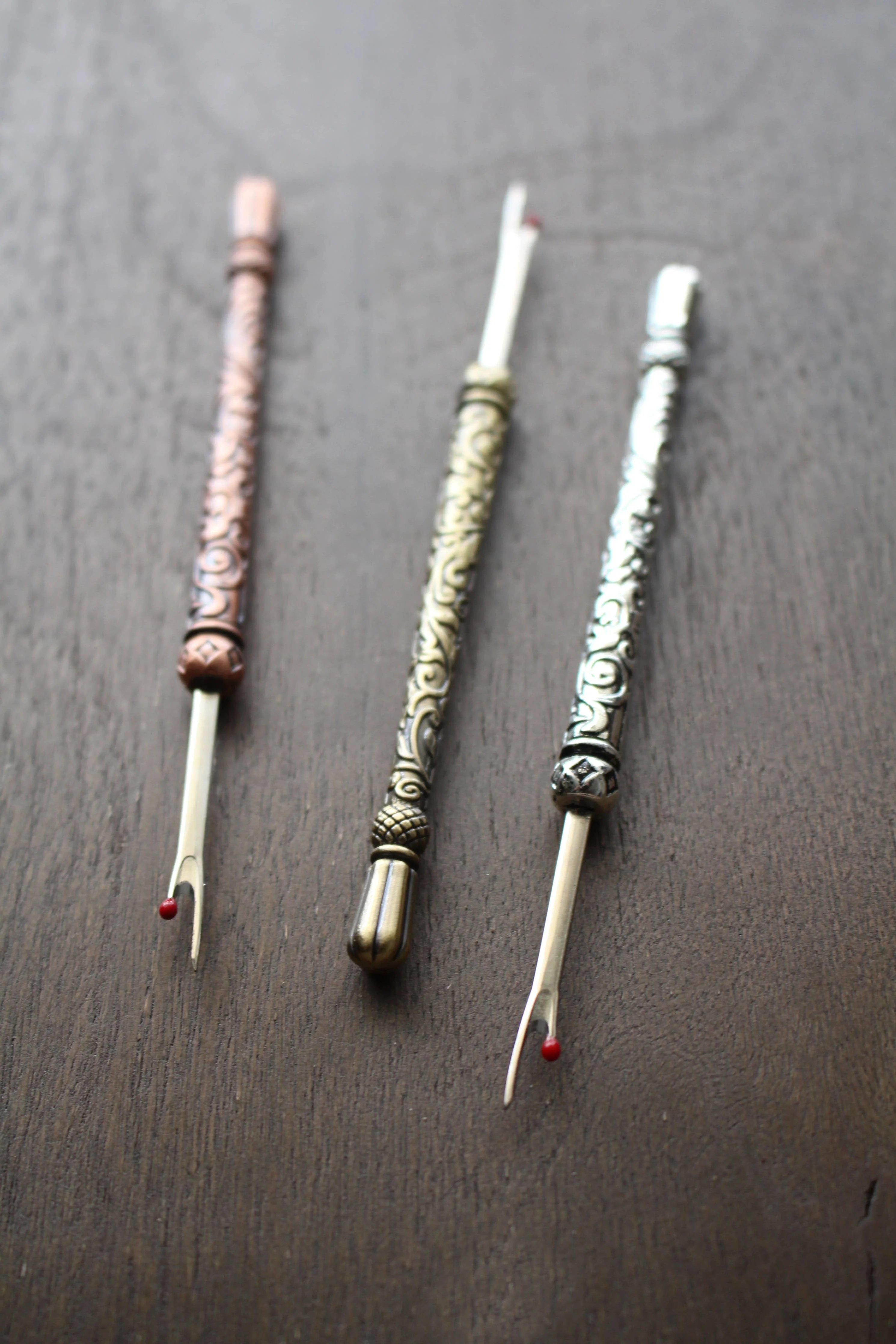 Engraved Seam Rippers: Antique Copper - Image 3