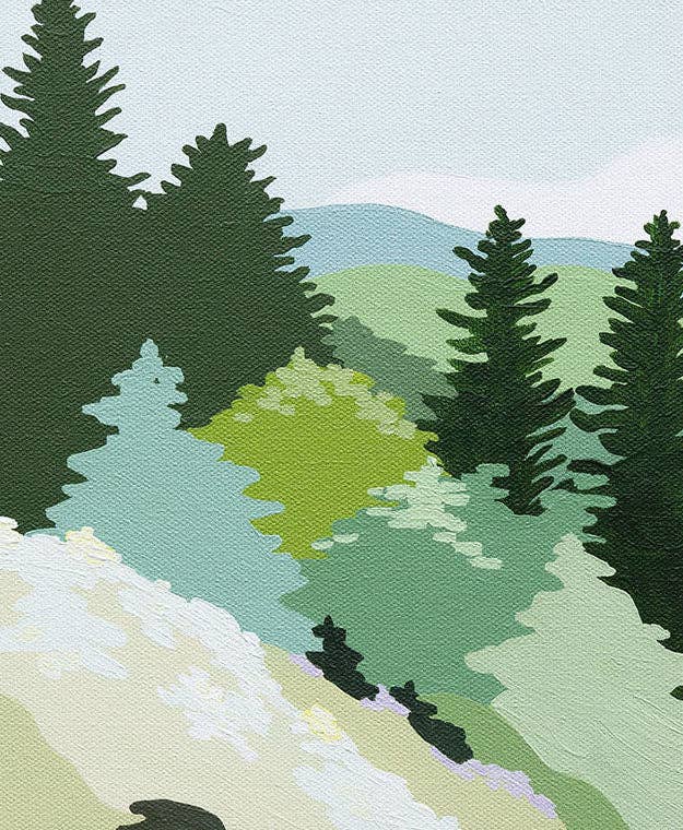 Mountain Spring Needlepoint Kit | DIY Embroidery - Image 3
