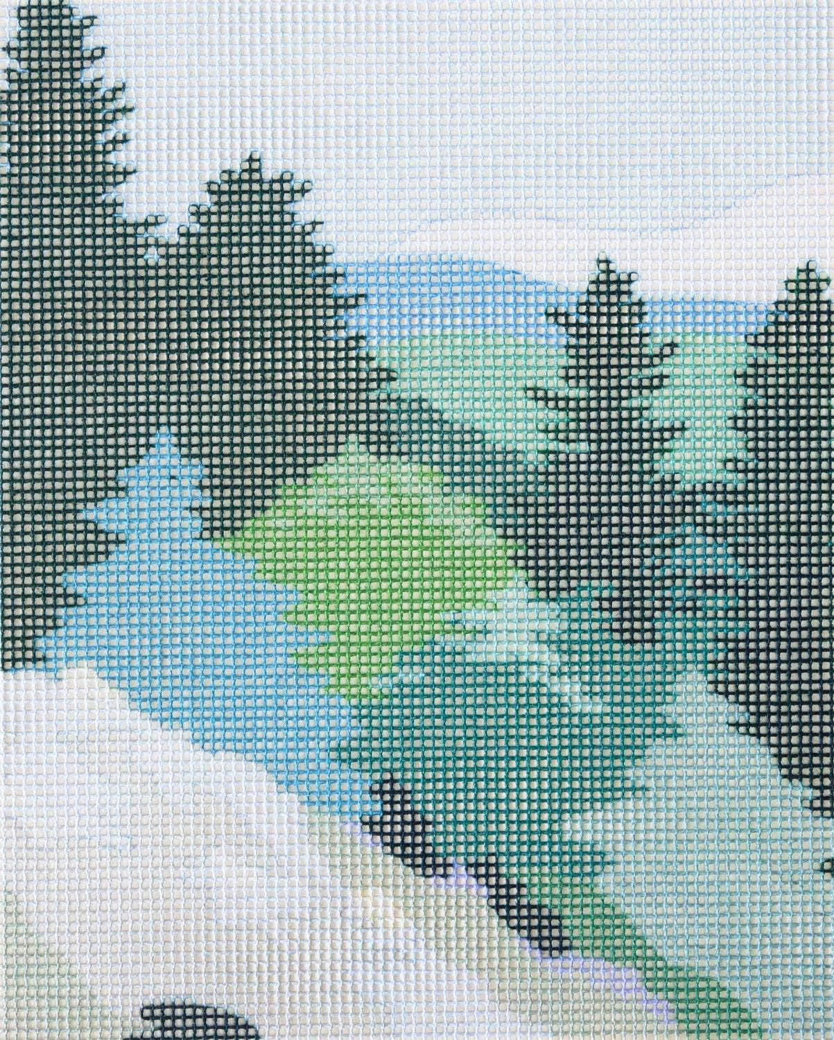 Mountain Spring Needlepoint Kit | DIY Embroidery - Image 5