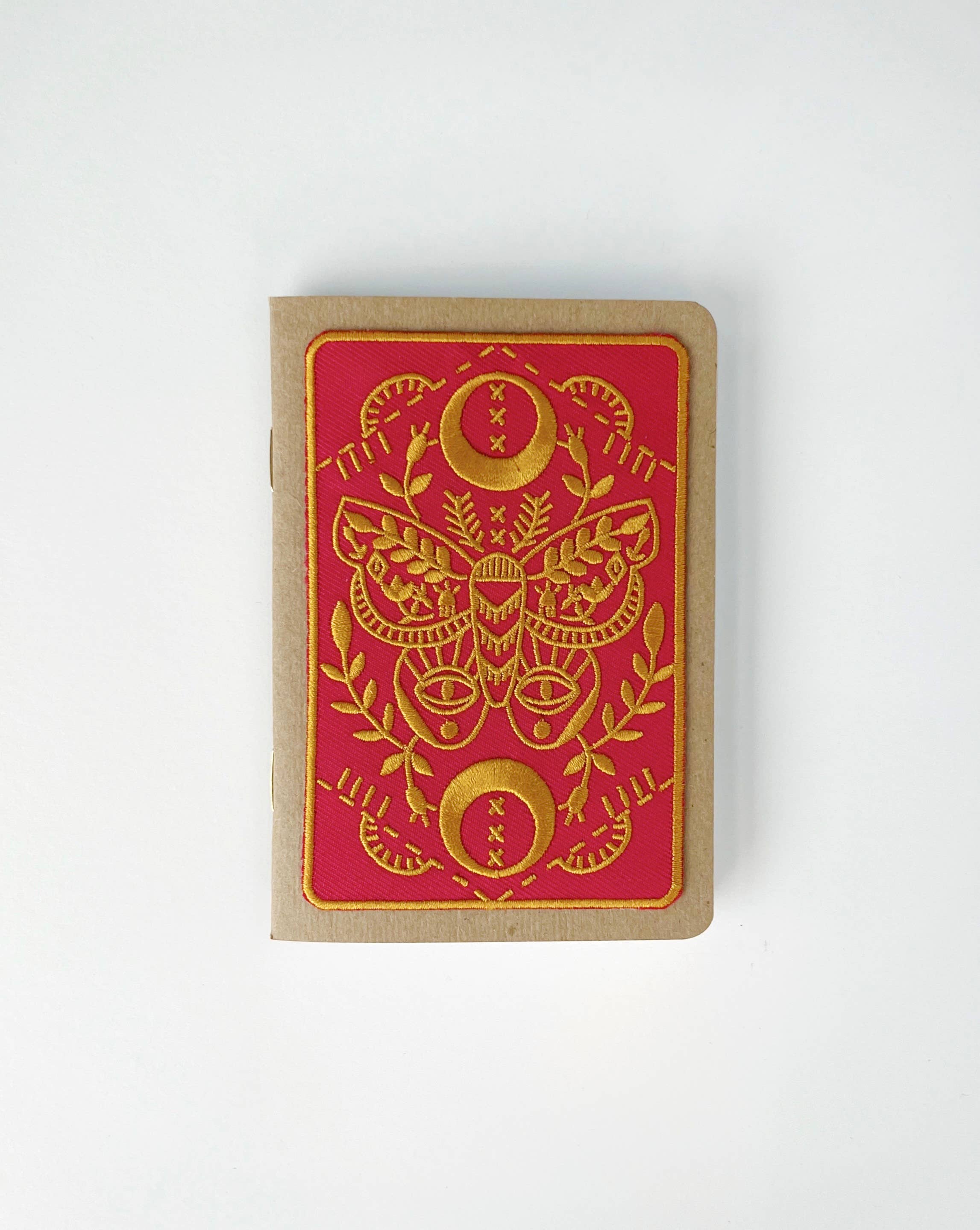 Mythic Moth Embroidered Pocket notebook - Image 2