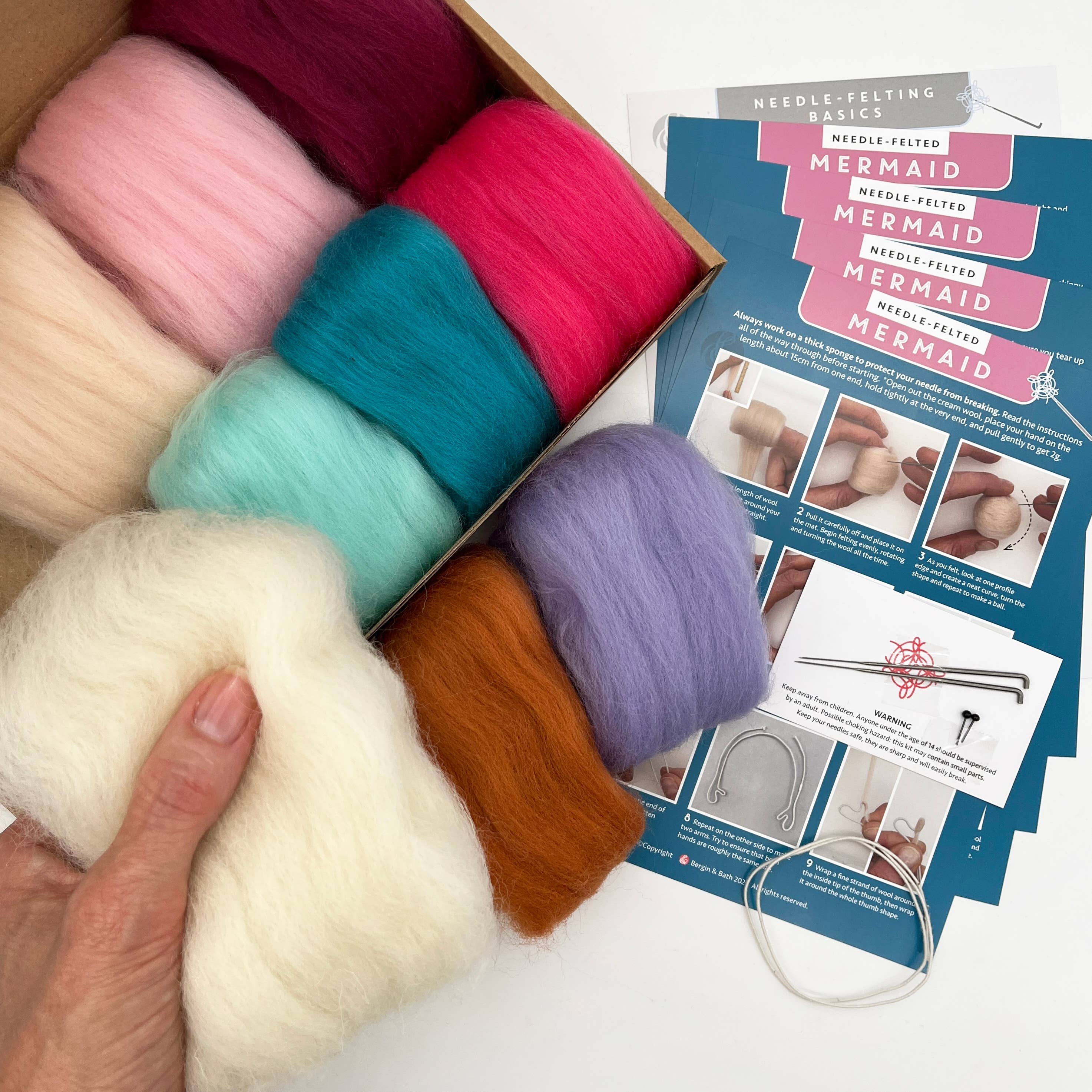 Needle Felting Kit, Mermaid - Image 3