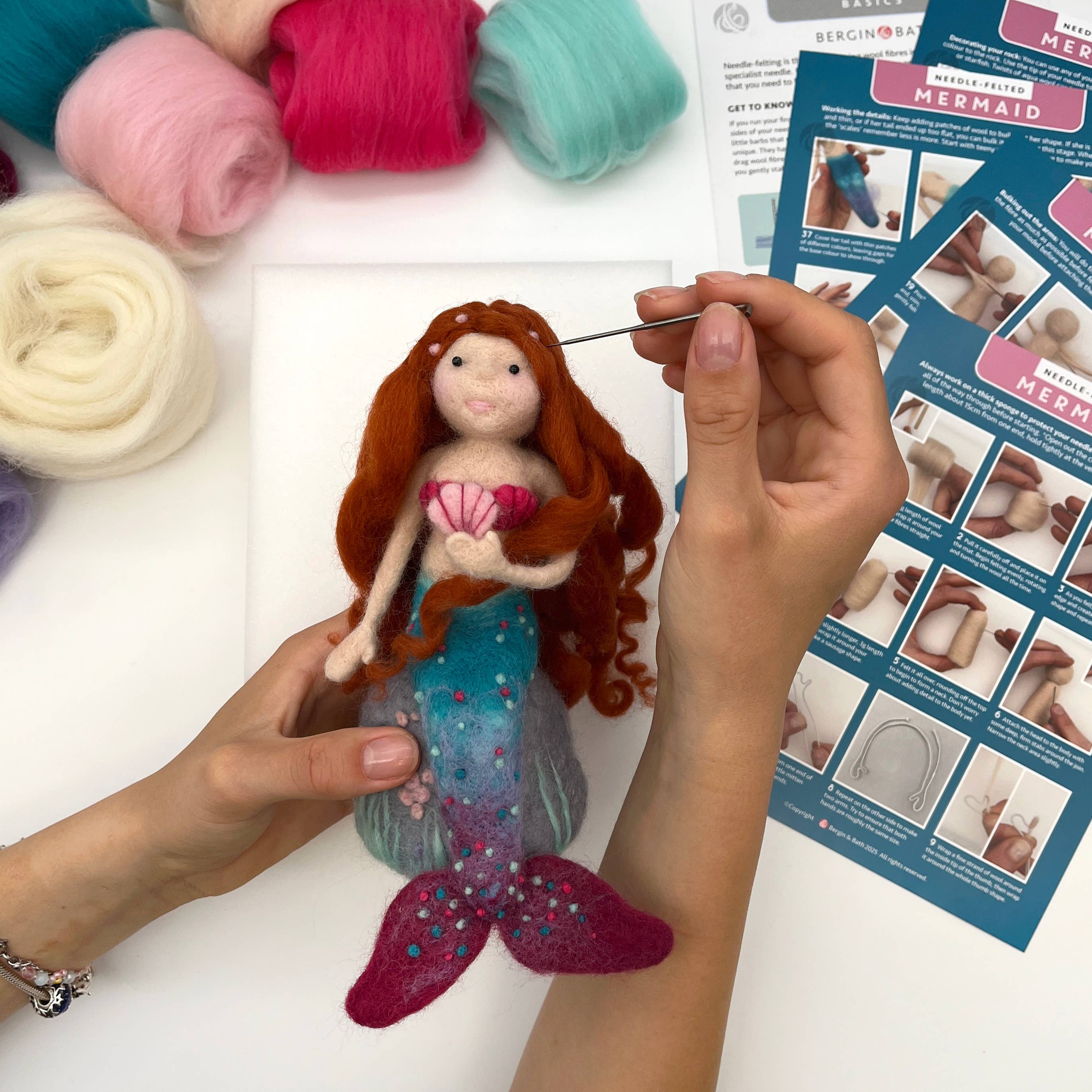 Needle Felting Kit, Mermaid - Image 4