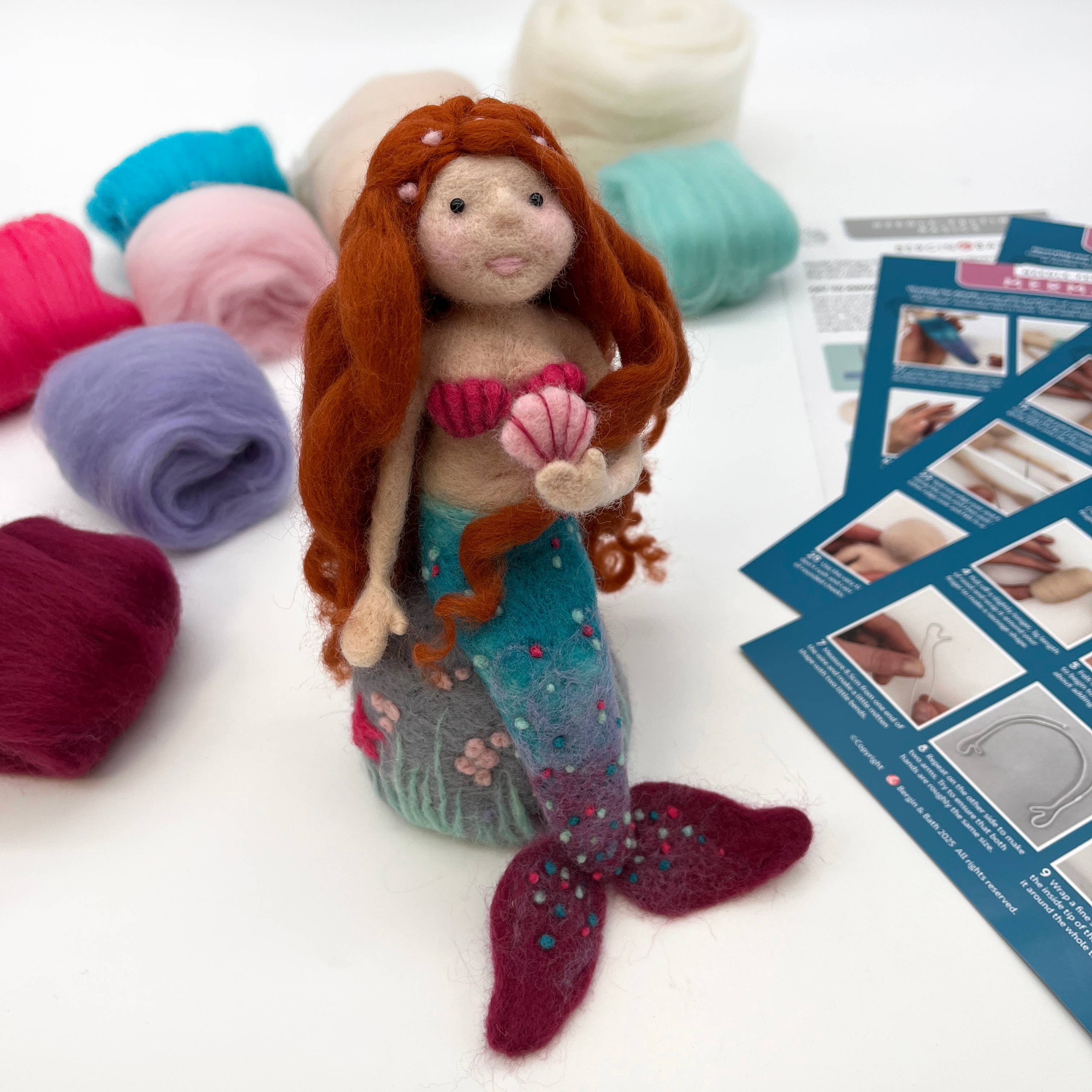 Needle Felting Kit, Mermaid - Image 6