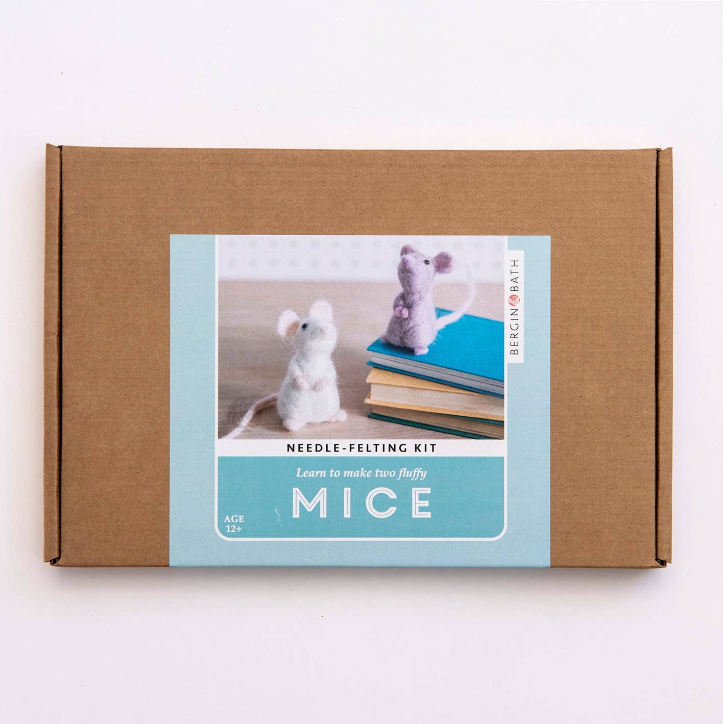 Needle Felting Kit - Mouse - Learn To Make TWO Cute Mice - Image 4