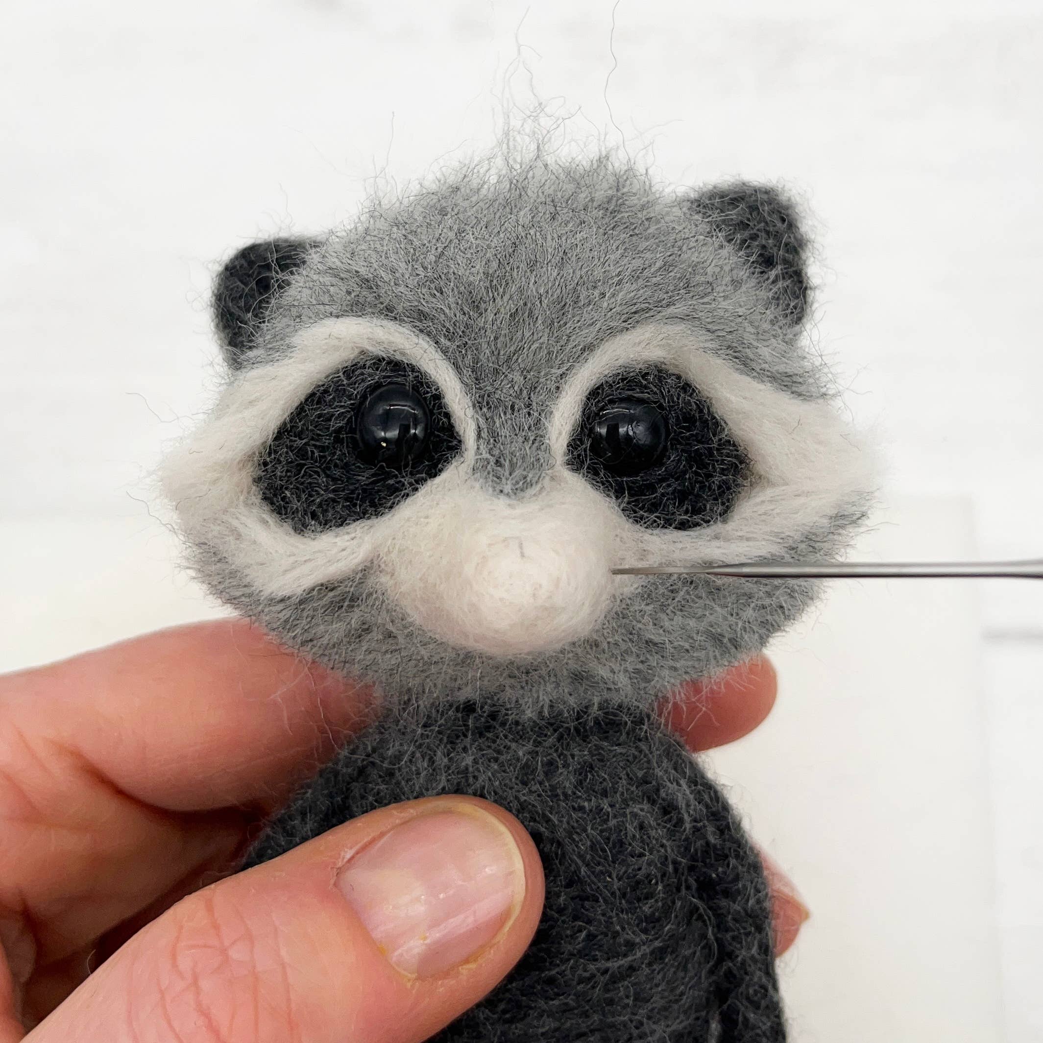 Needle Felting Kit, Raccoon - Image 4
