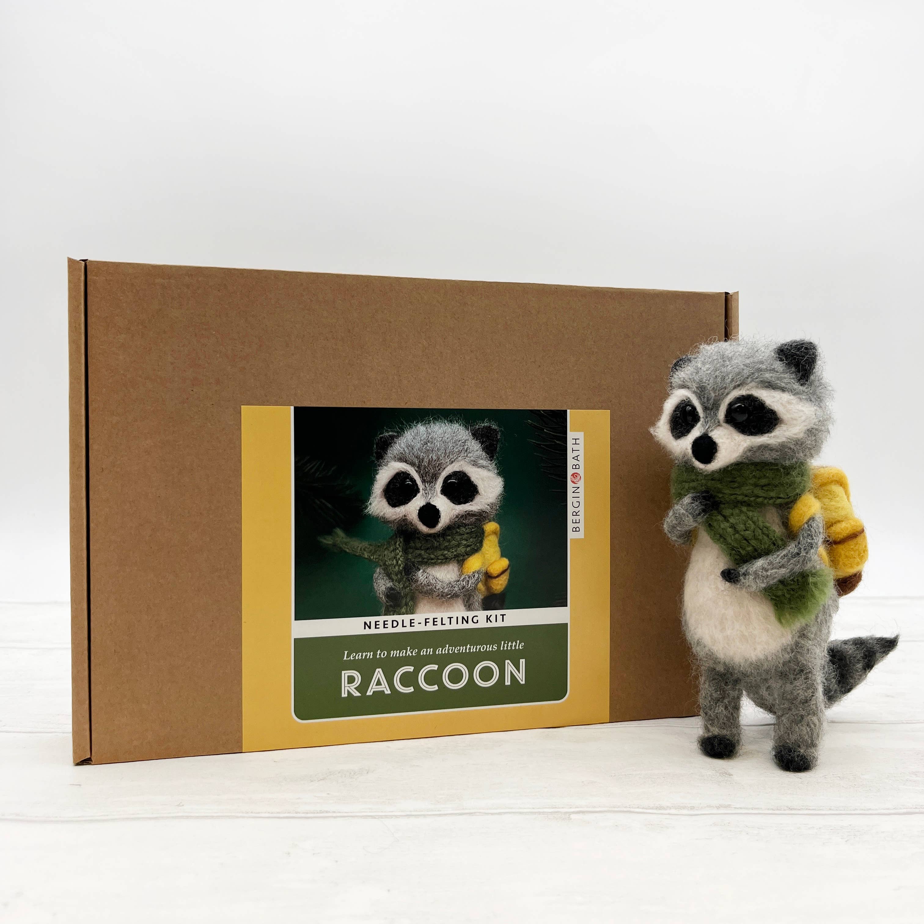 Needle Felting Kit, Raccoon - Image 7