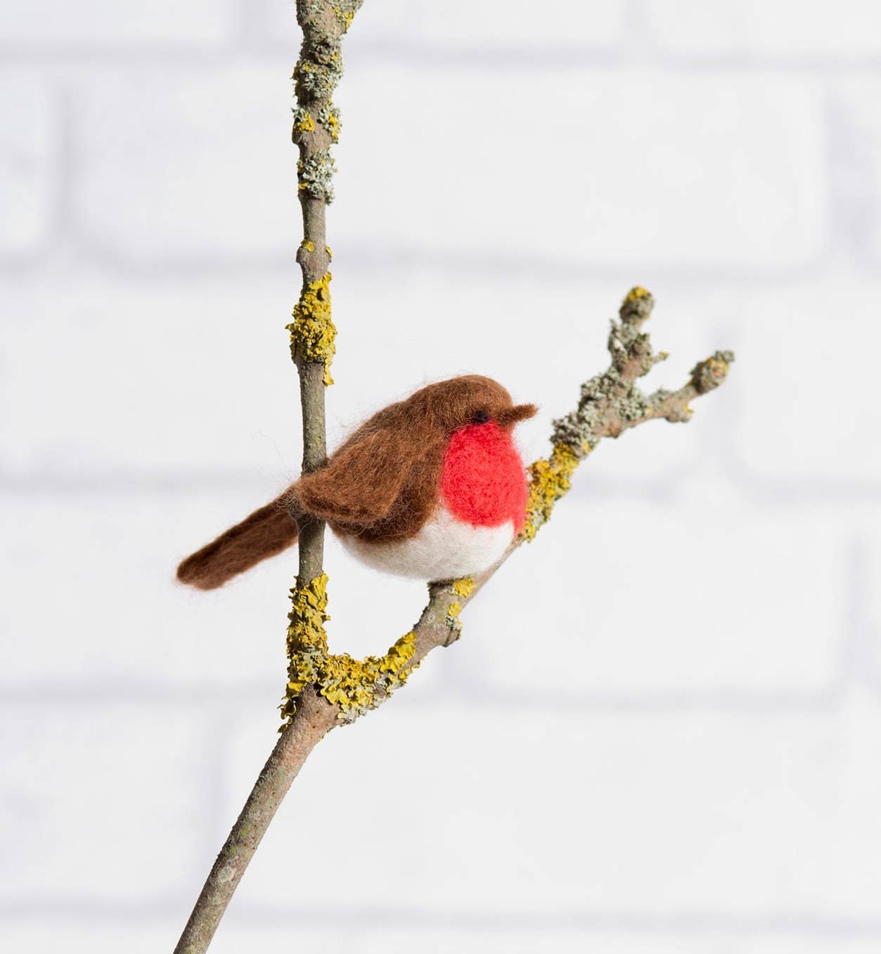 Needle Felting Kit - Robins. Christmas craft kit for adults. - Image 8