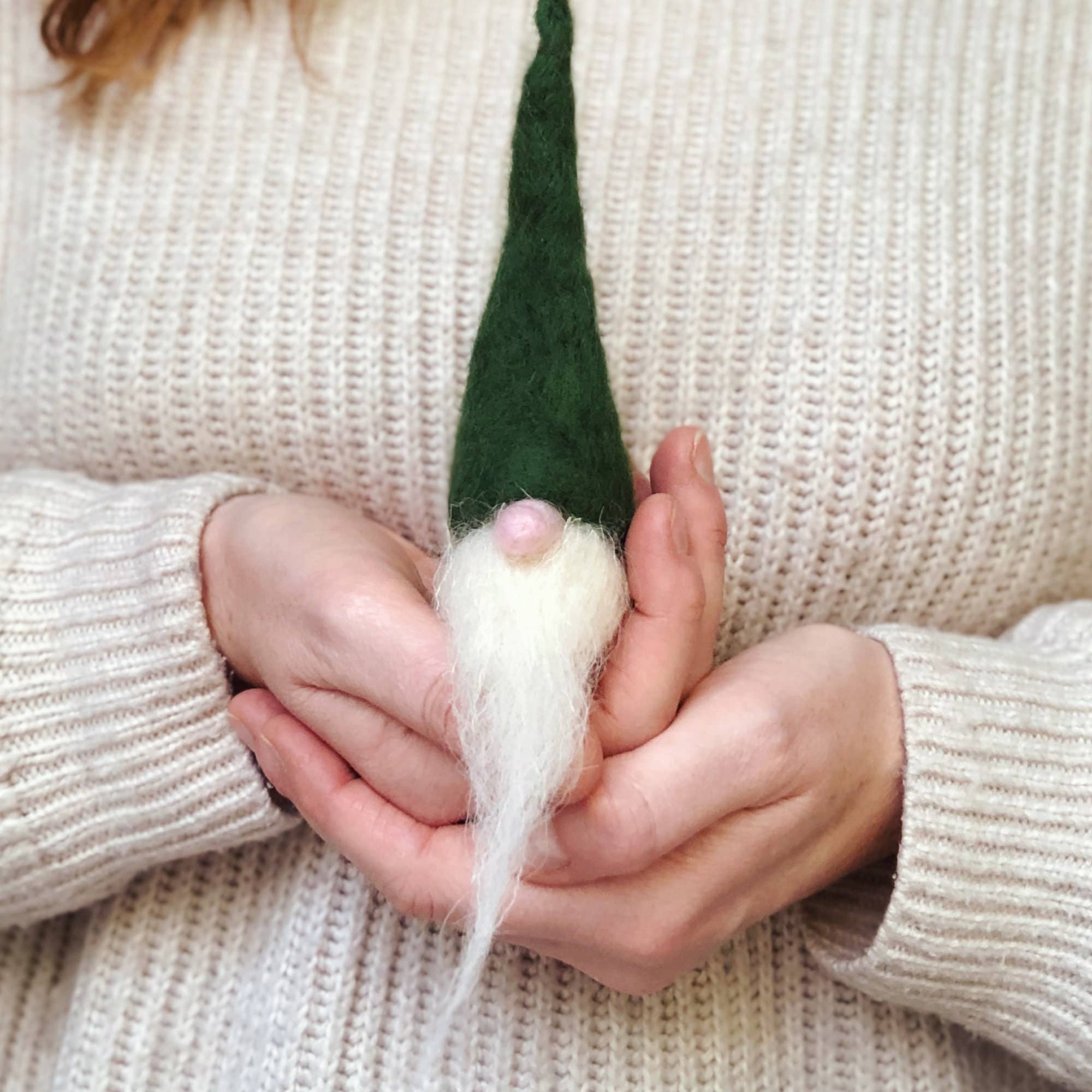 Needle Felting Kit - Scandi Gnomes. A craft kit for adults - Image 5