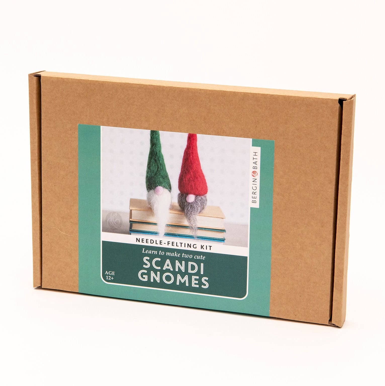 Needle Felting Kit - Scandi Gnomes. A craft kit for adults - Image 9