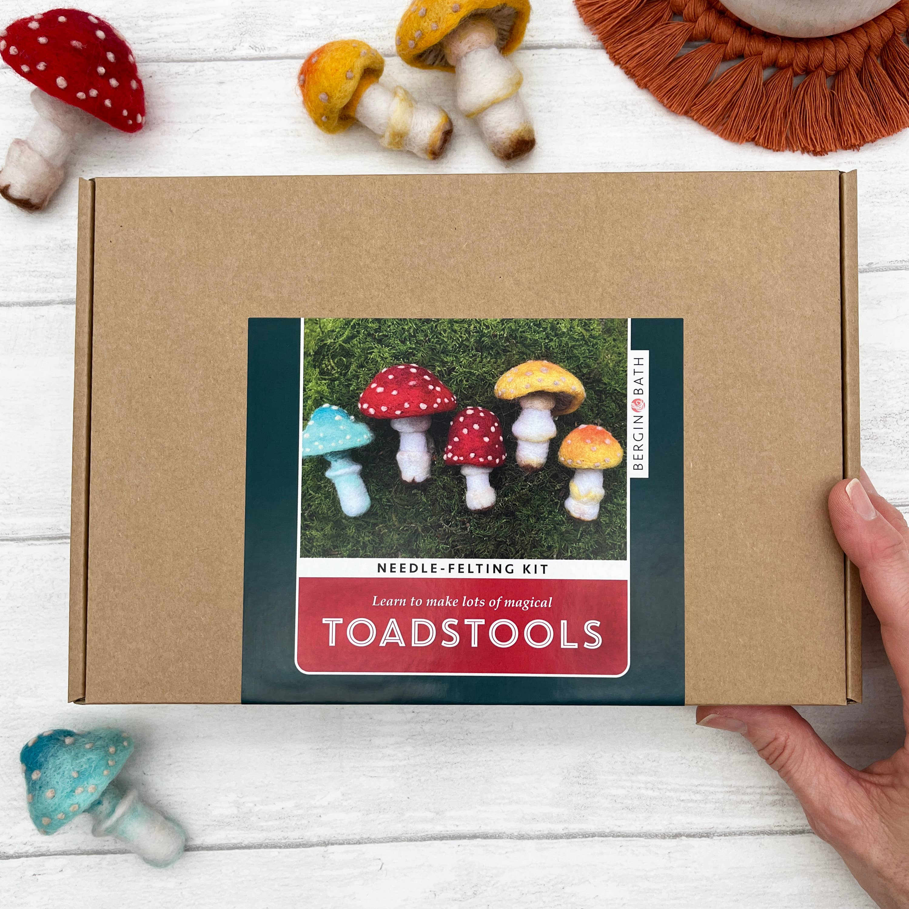 Needle Felting Kit, Toadstools - Image 6