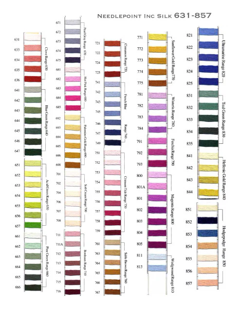 Needlepoint Silk* (Colors 572 - 866) - Image 3