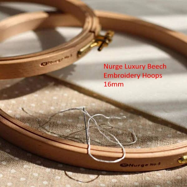 Beech Embroidery Hoops: 1/2" x 11" diameter - Image 4