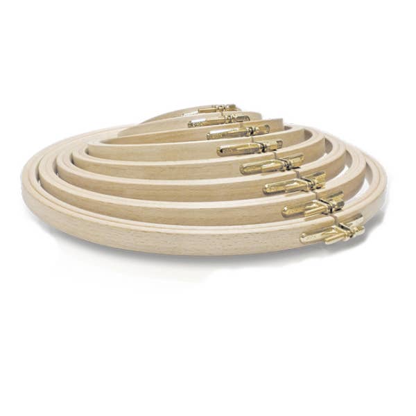 Nurge Beech Embroidery Hoop: 6/16th" x 7.5" diameter - Image 3