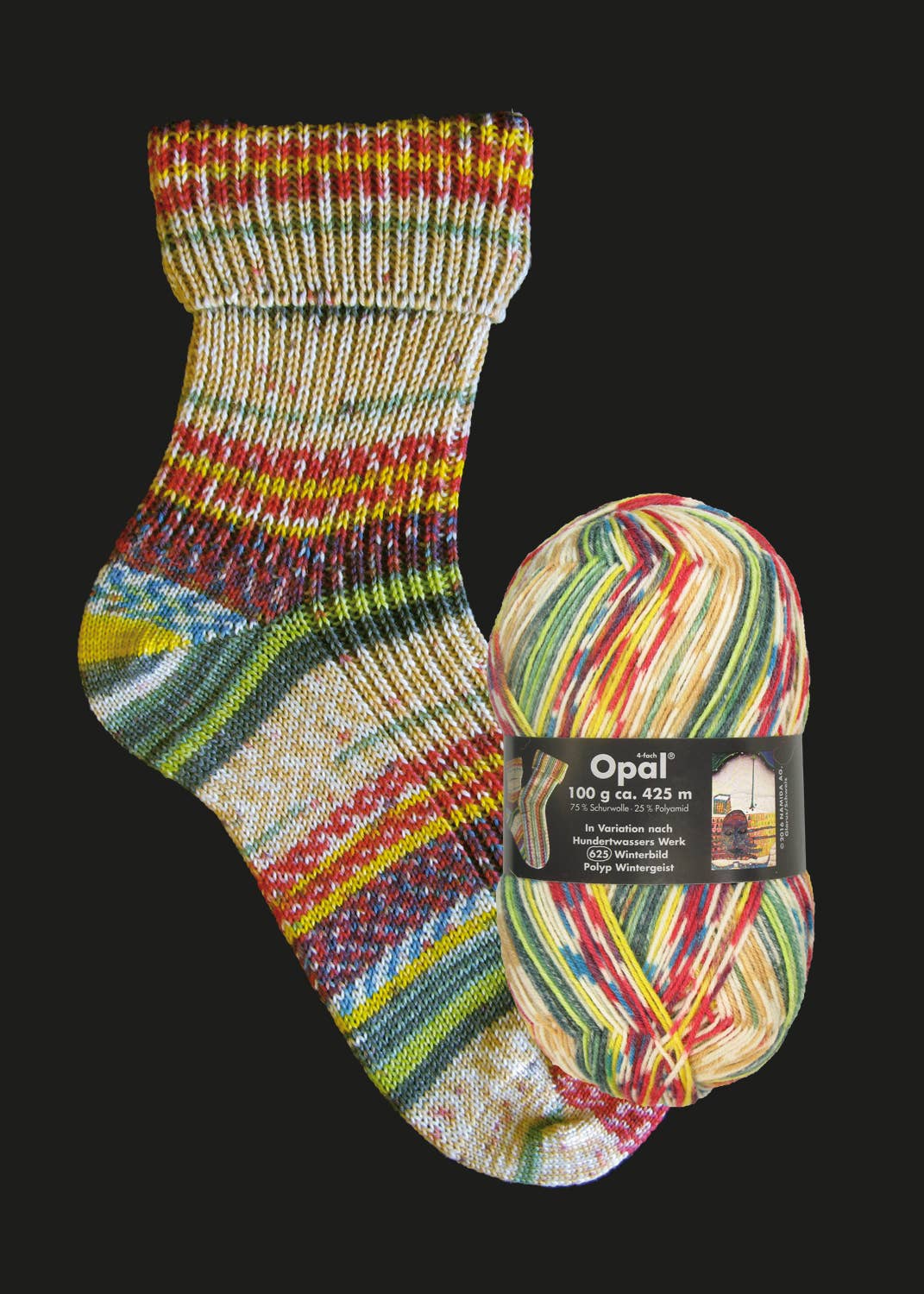 OPAL sock yarn after Hundertwasser - Image 15