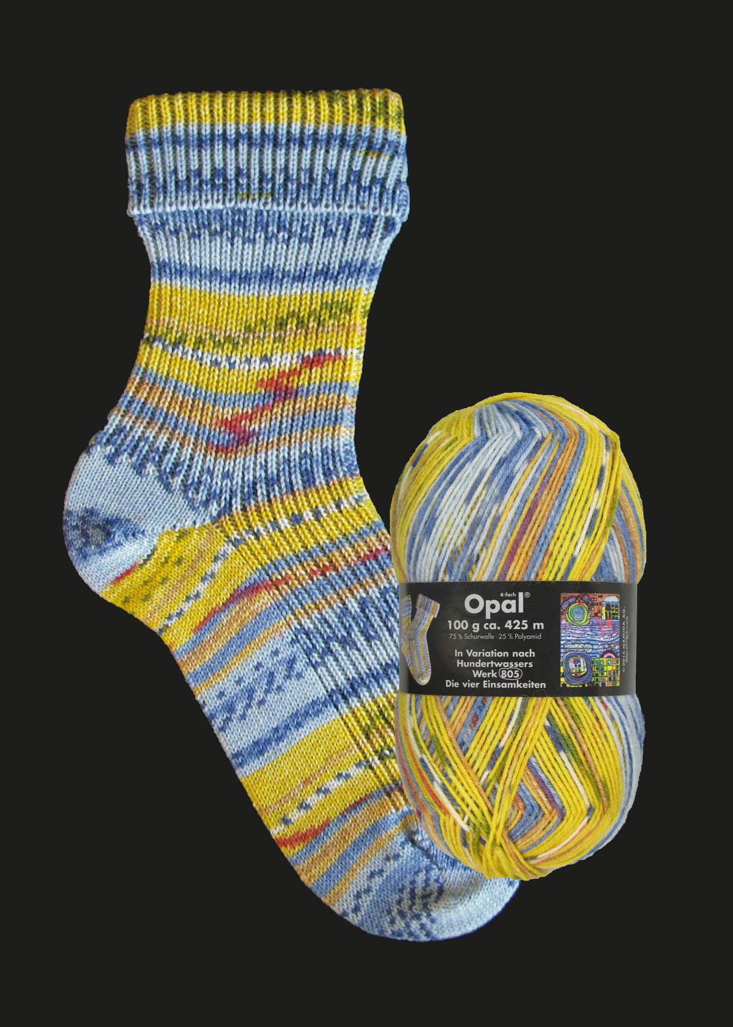 OPAL sock yarn after Hundertwasser - Image 16