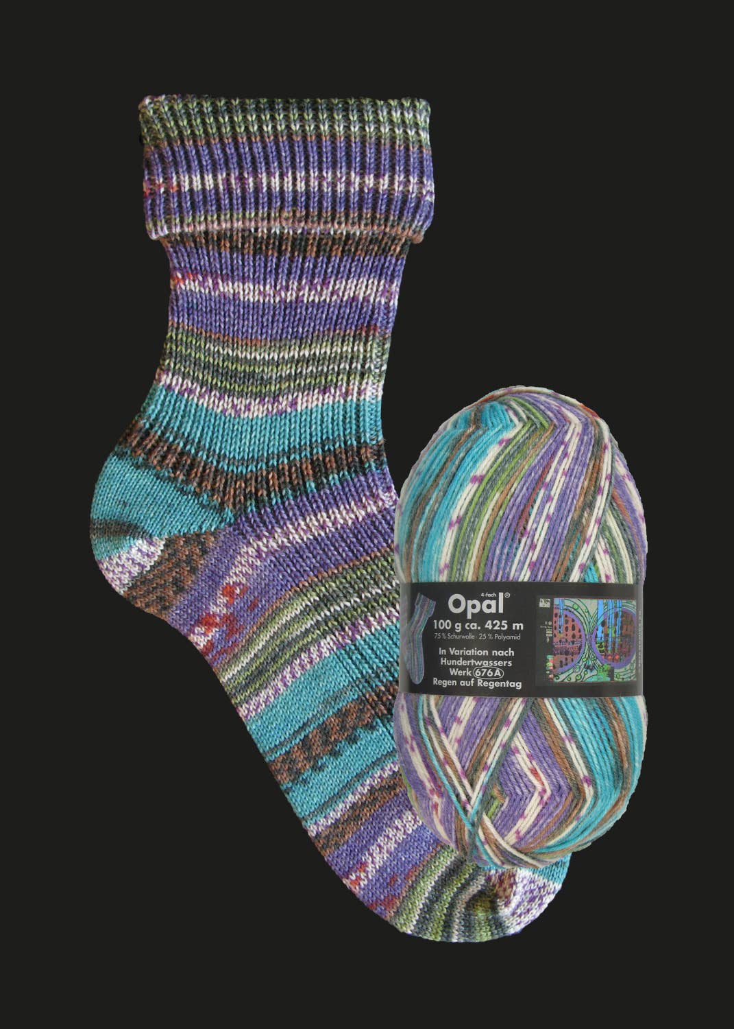 OPAL sock yarn after Hundertwasser - Image 17