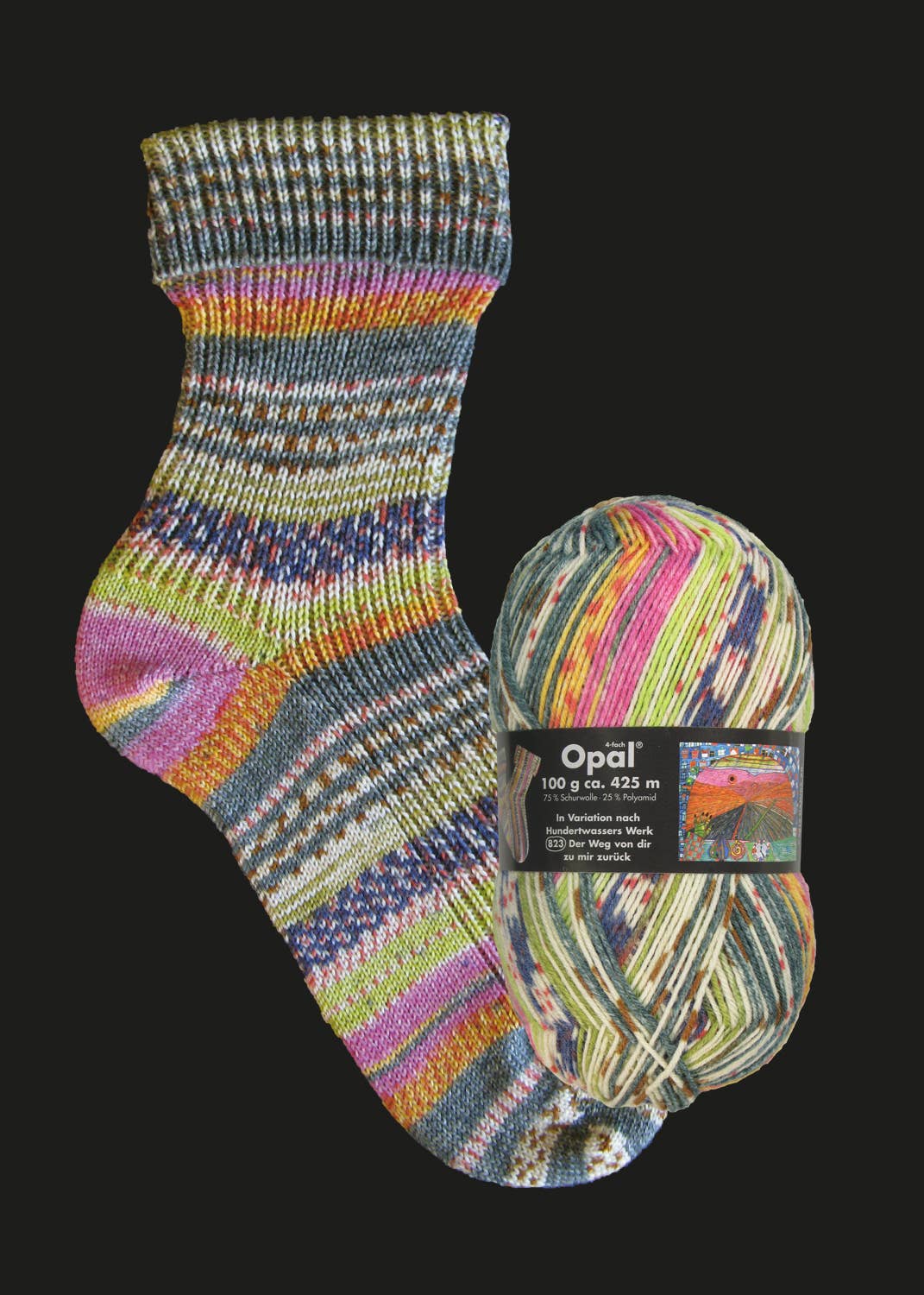 OPAL sock yarn after Hundertwasser - Image 18