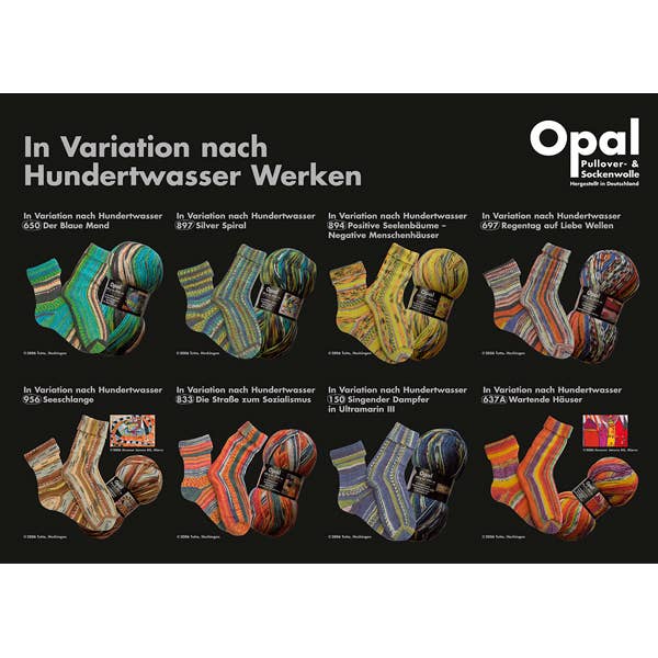OPAL sock yarn after Hundertwasser - Image 2