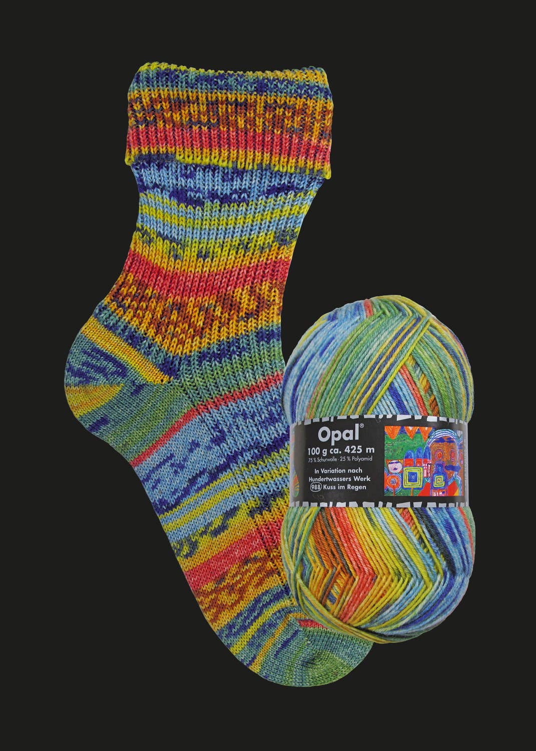 OPAL sock yarn after Hundertwasser - Image 20